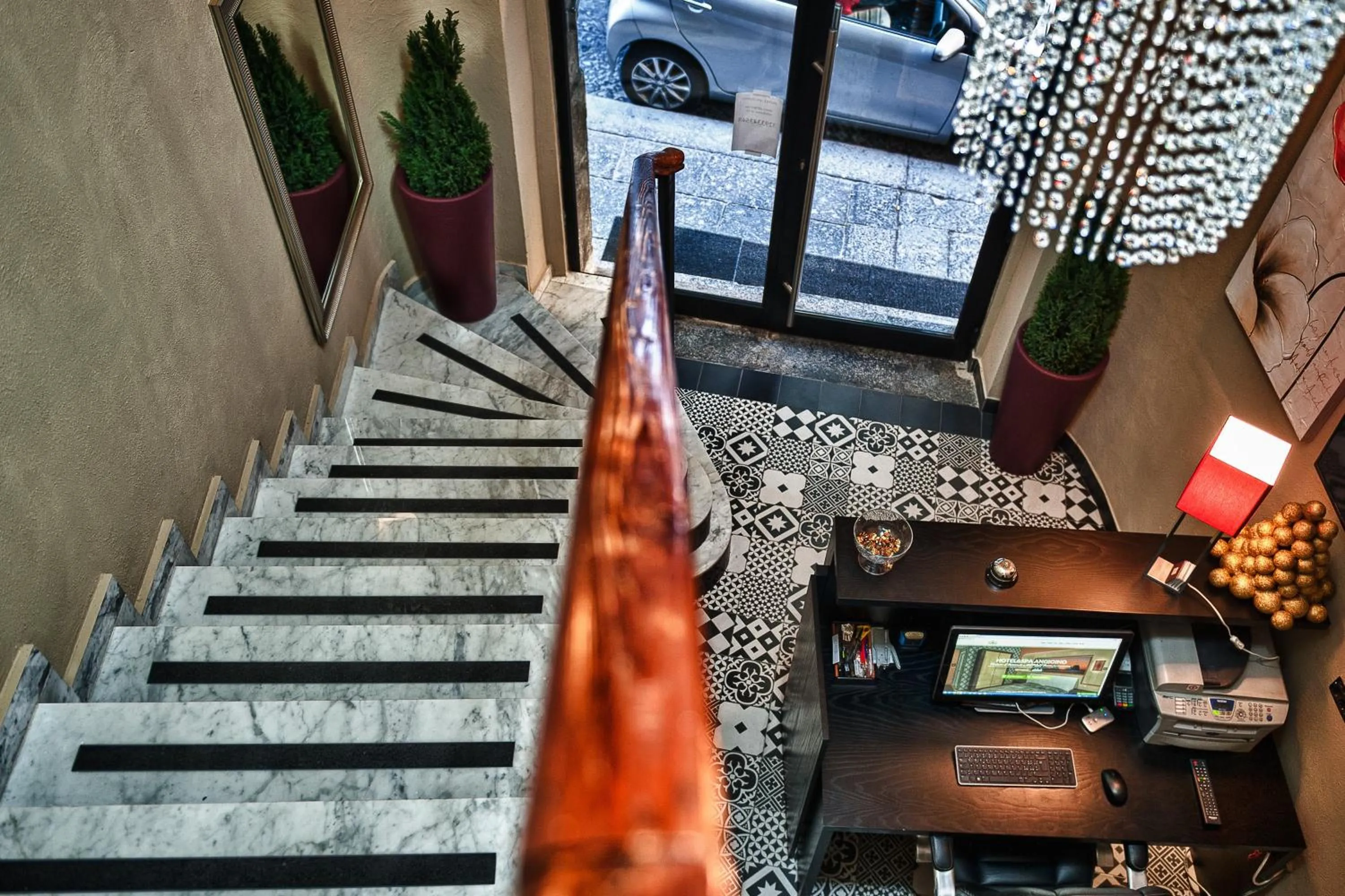 Lobby or reception in Hotel Angioino & Spa