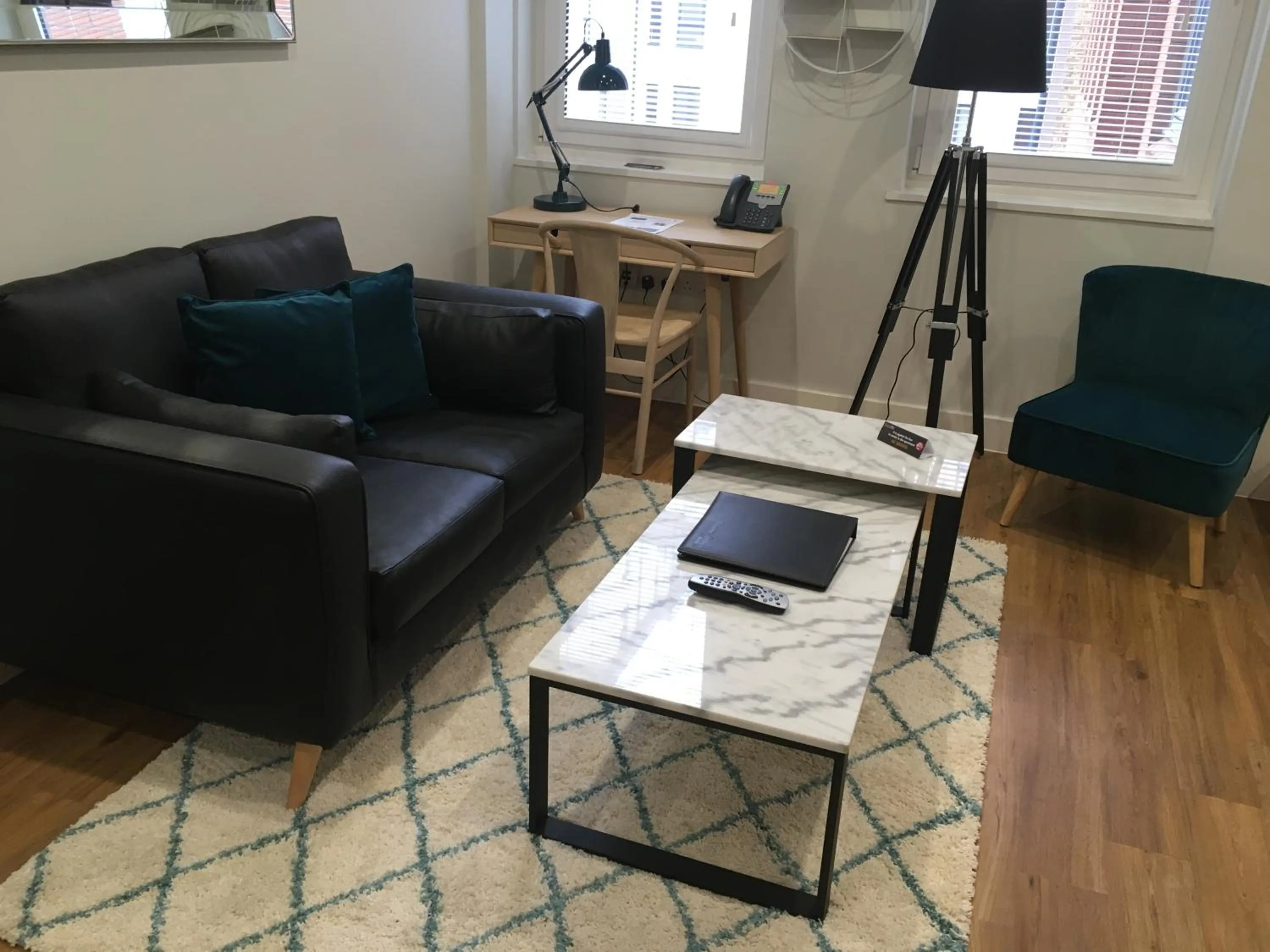 Seating area in House of Fisher - 100 Kings Road