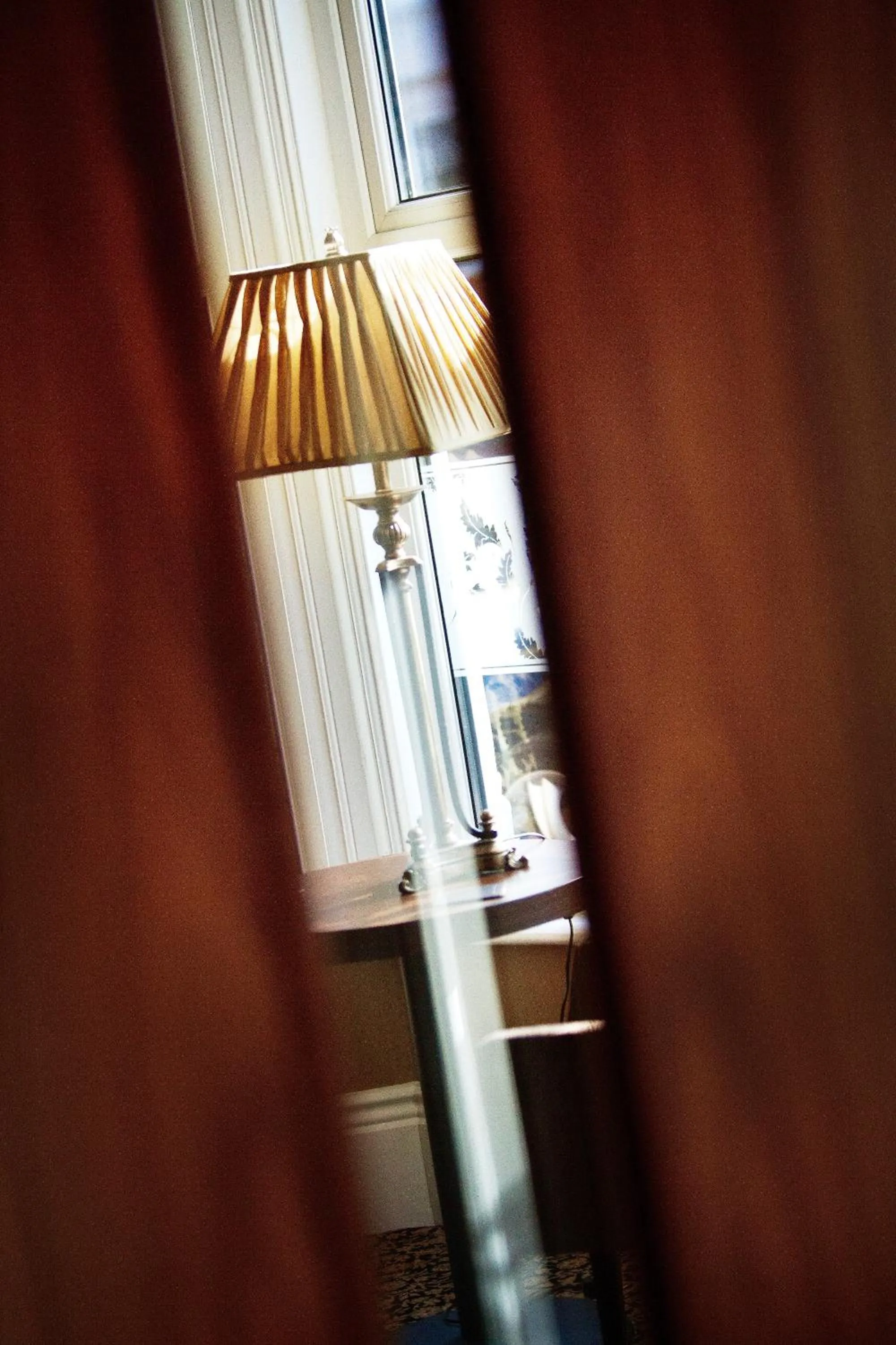 Communal lounge/ TV room in York House Hotel