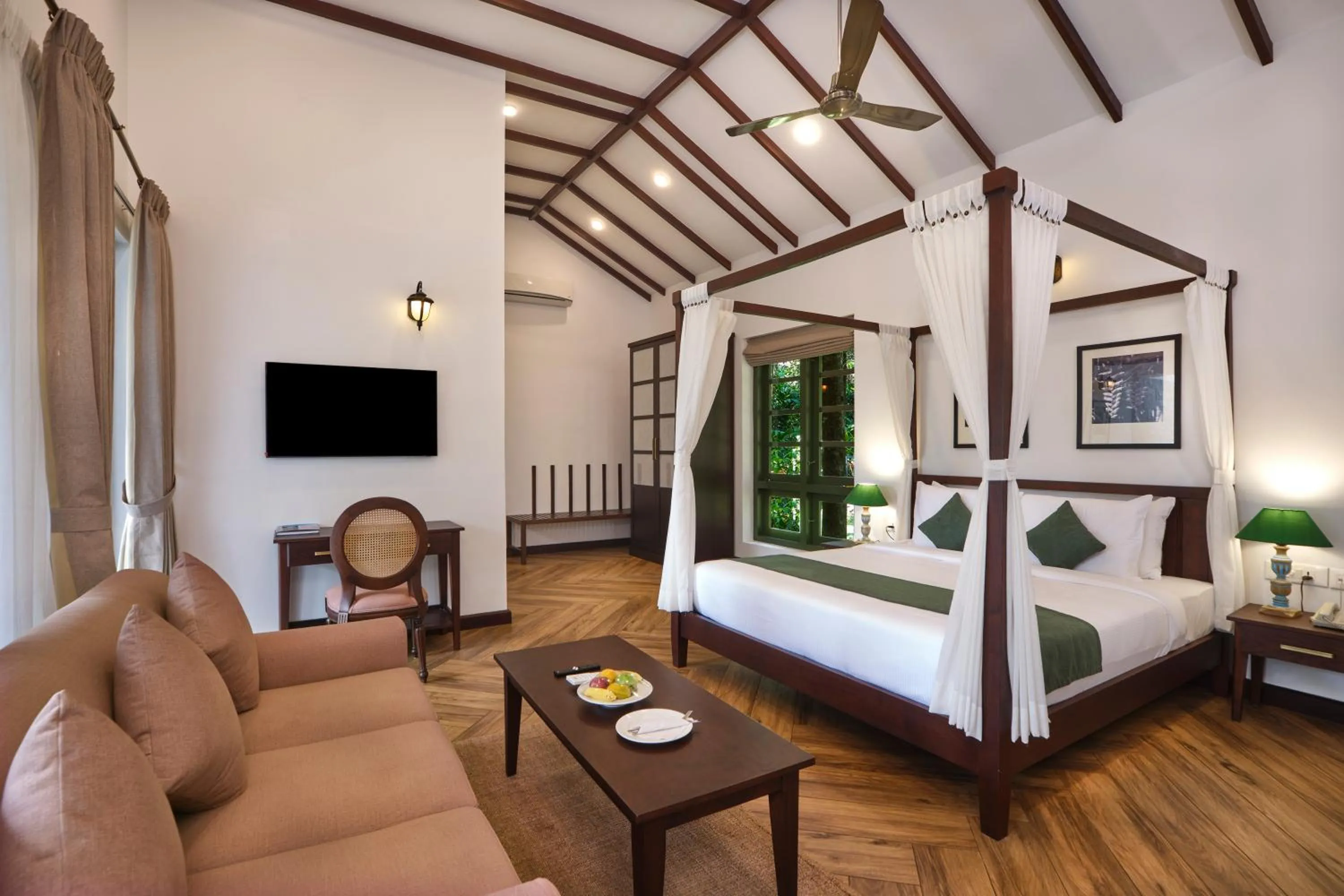 Bed in Reen Resorts Aanavilasam Plantation Thekkady
