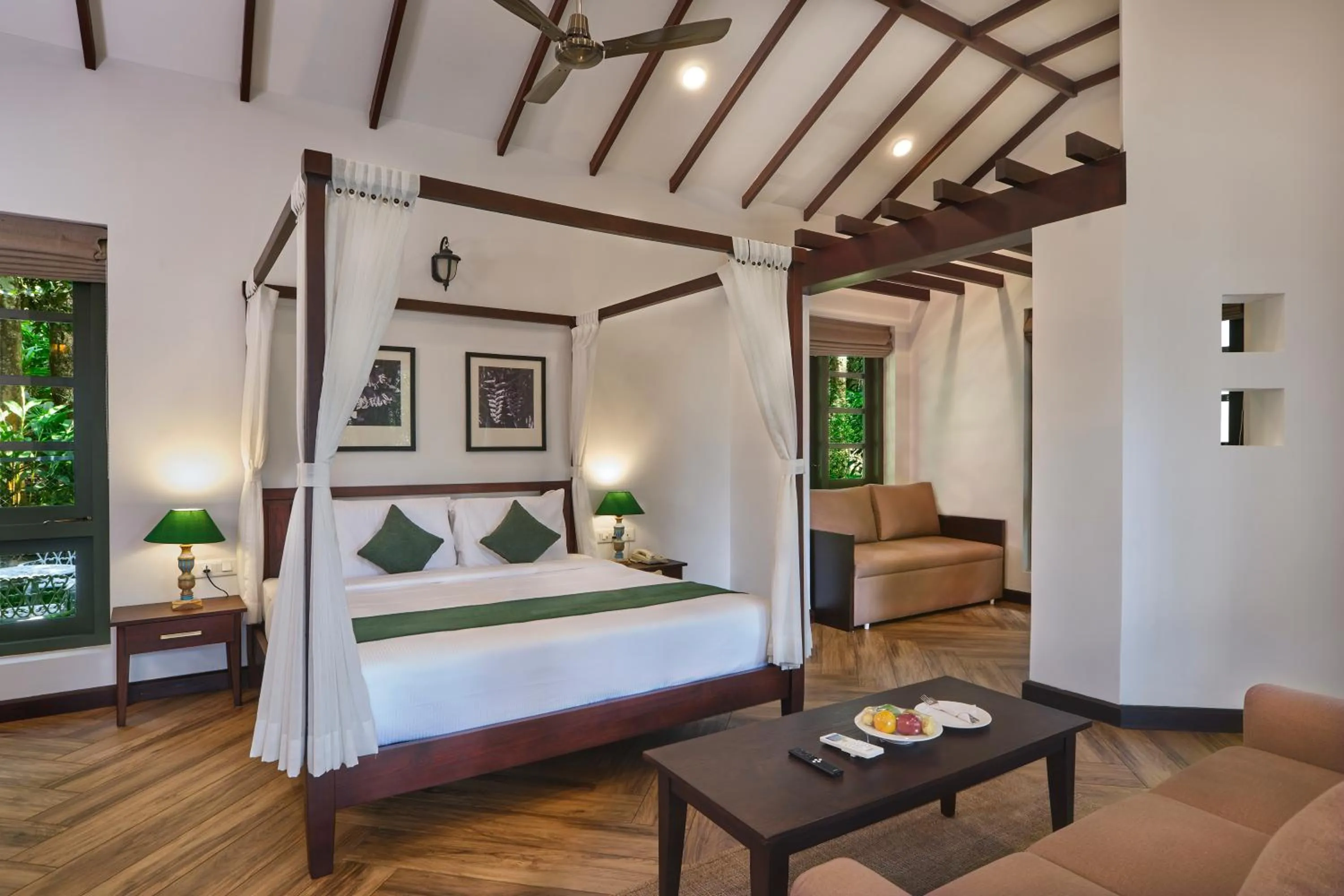 Bed in Reen Resorts Aanavilasam Plantation Thekkady