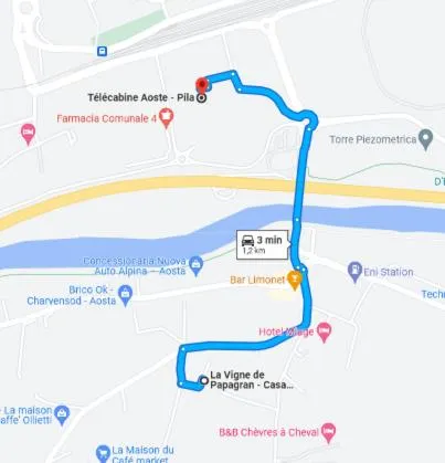 Floor plan in La Vigne de Papagran