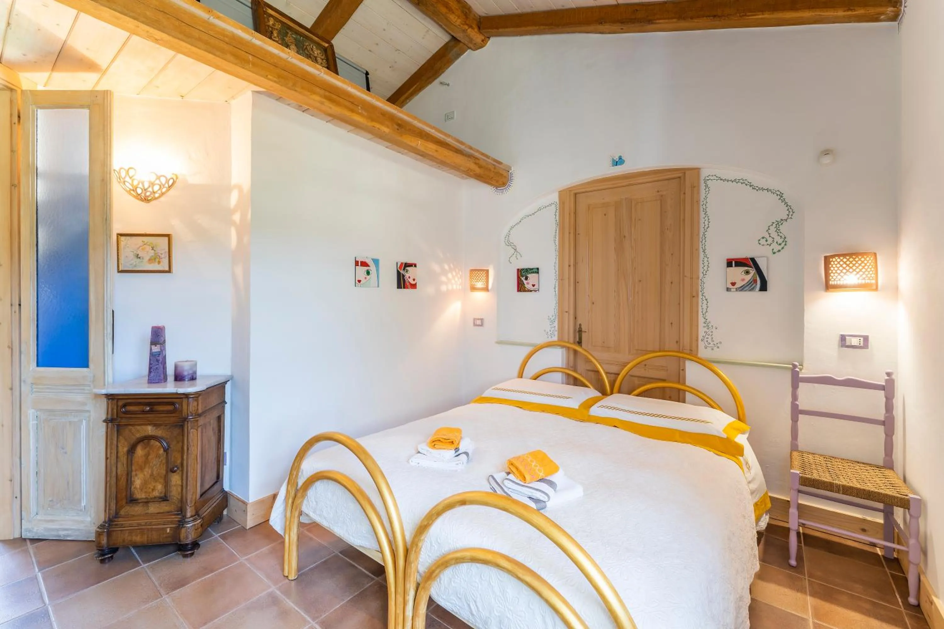 Bed in B&B Calata Di Soli