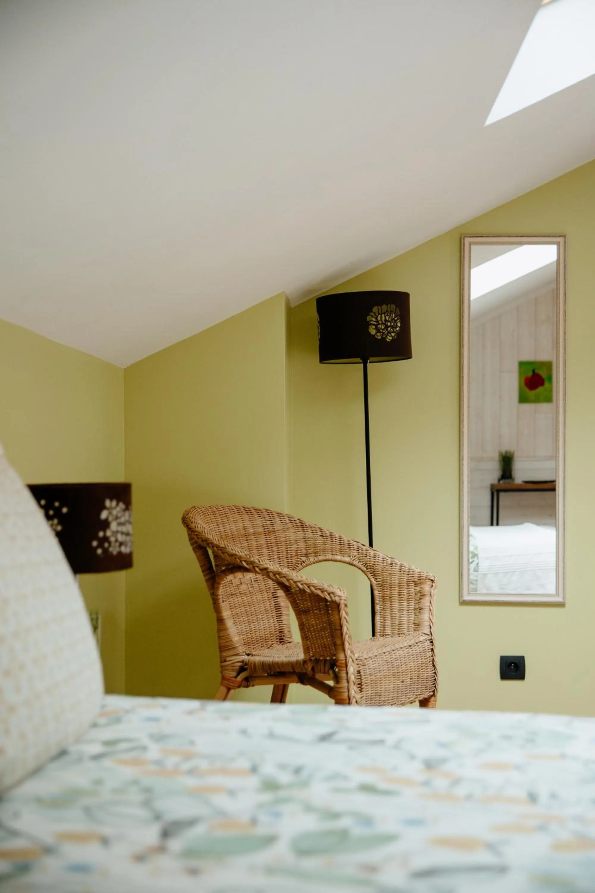 Seating area, Bed in Le Clos De La Roche