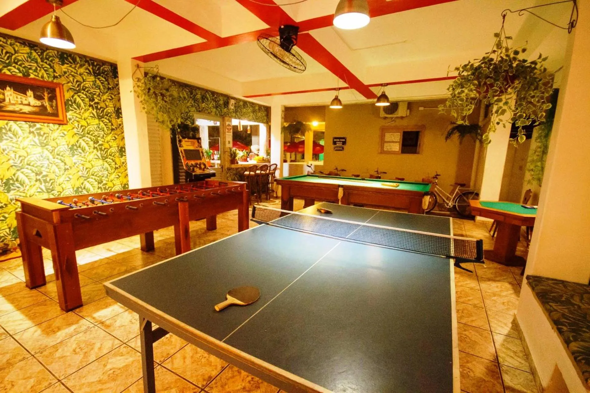 Game Room in Hotel Cabana Suiça