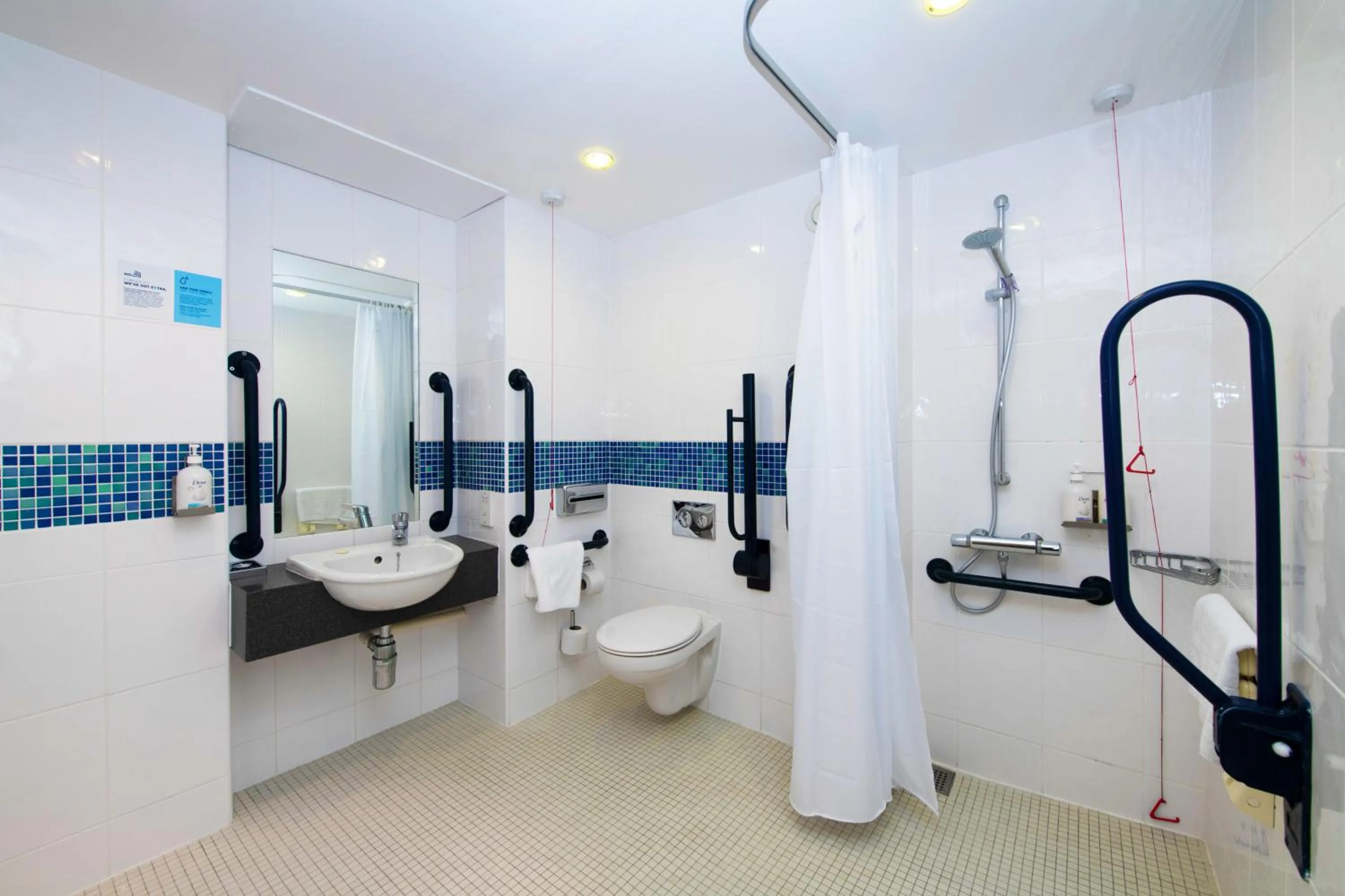Bathroom in Holiday Inn Express East Midlands Airport by IHG