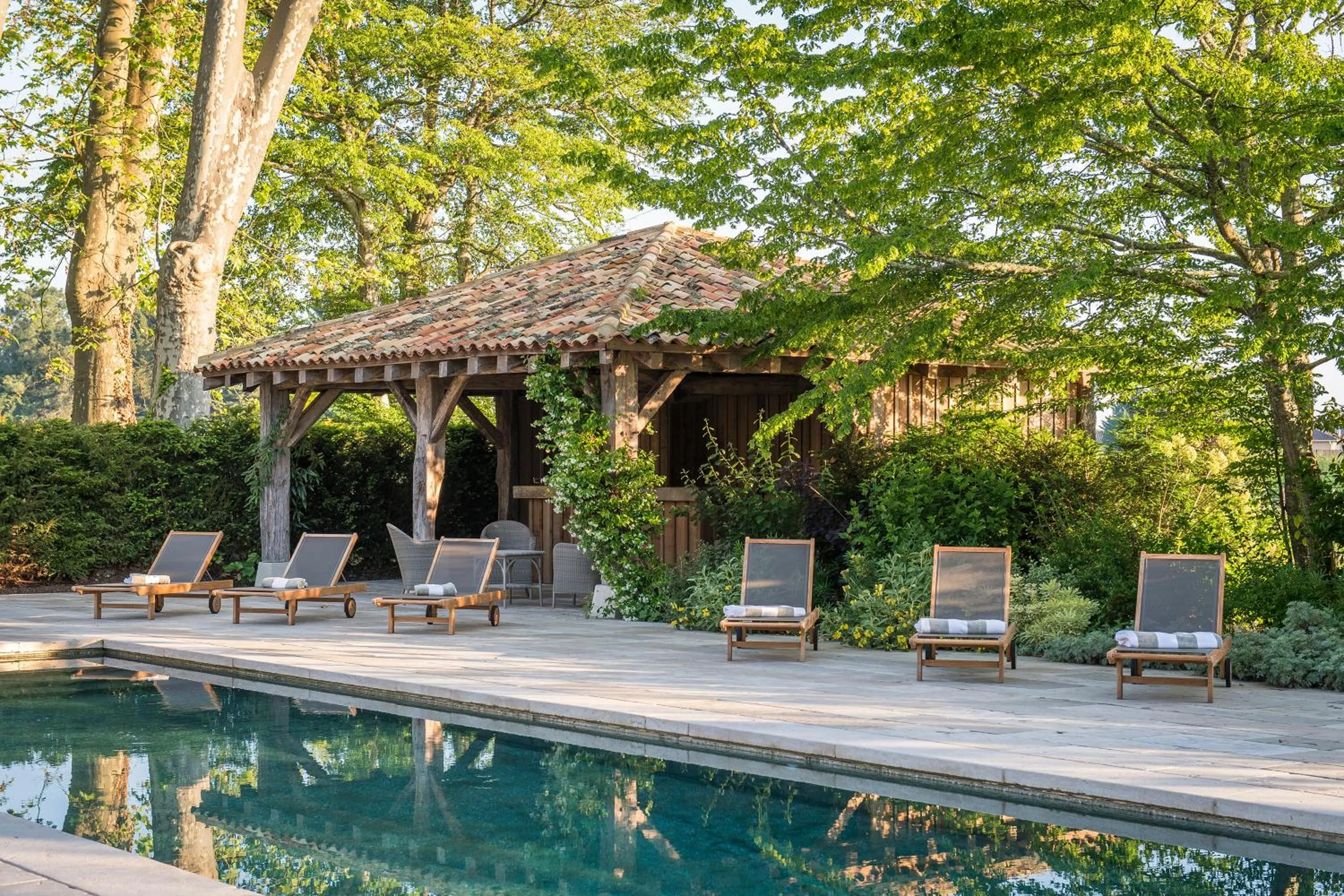 Swimming pool in La Chartreuse Haut-Bailly - Anciennement Château Le Pape