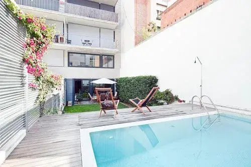 Three-Bedroom Apartment in My Space Barcelona Private Pool Garden Three-Bedroom Apartment in My Space Barcelona Private Pool Garden