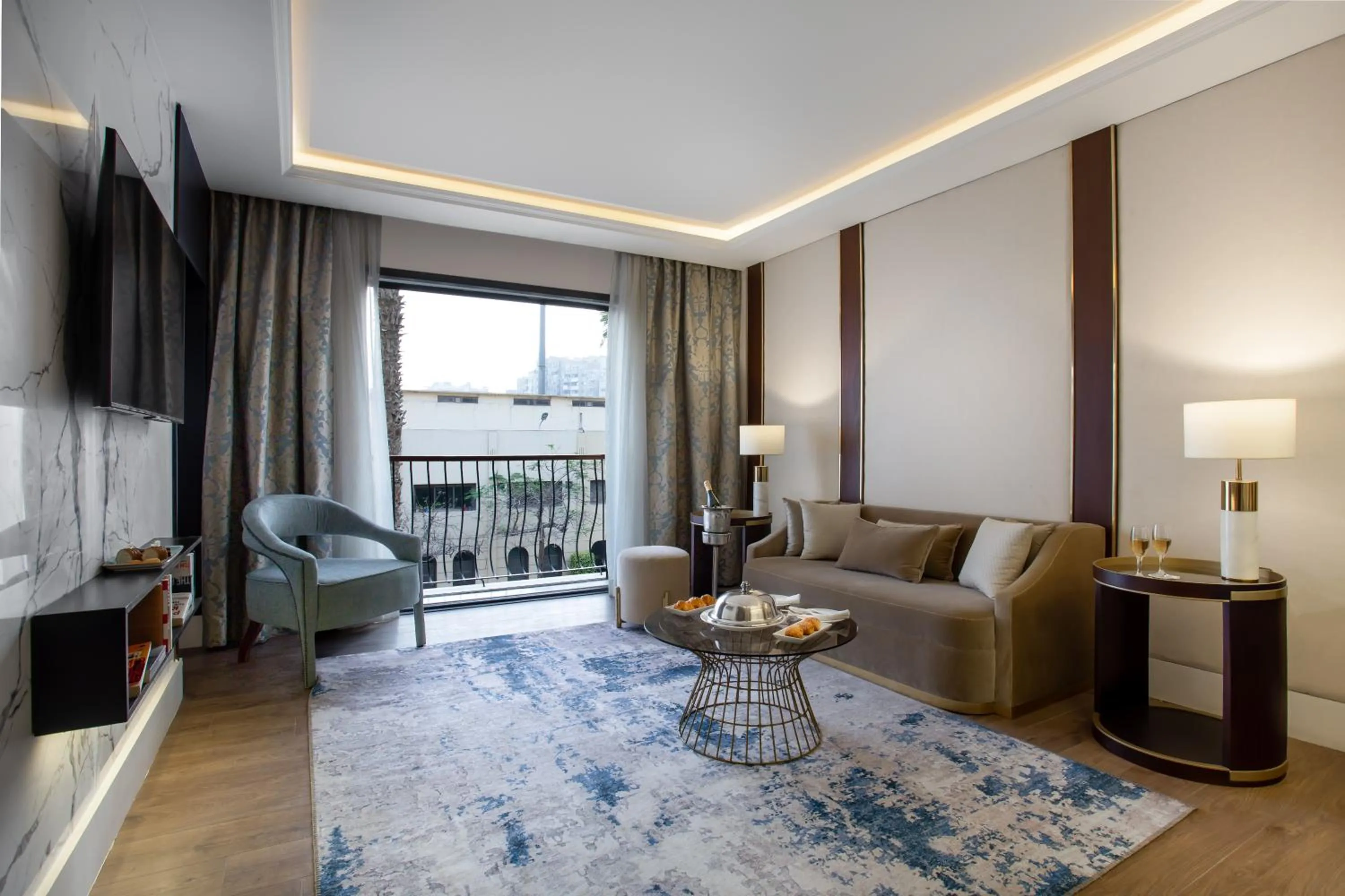 Seating area in Concorde El Salam Cairo Hotel & Casino