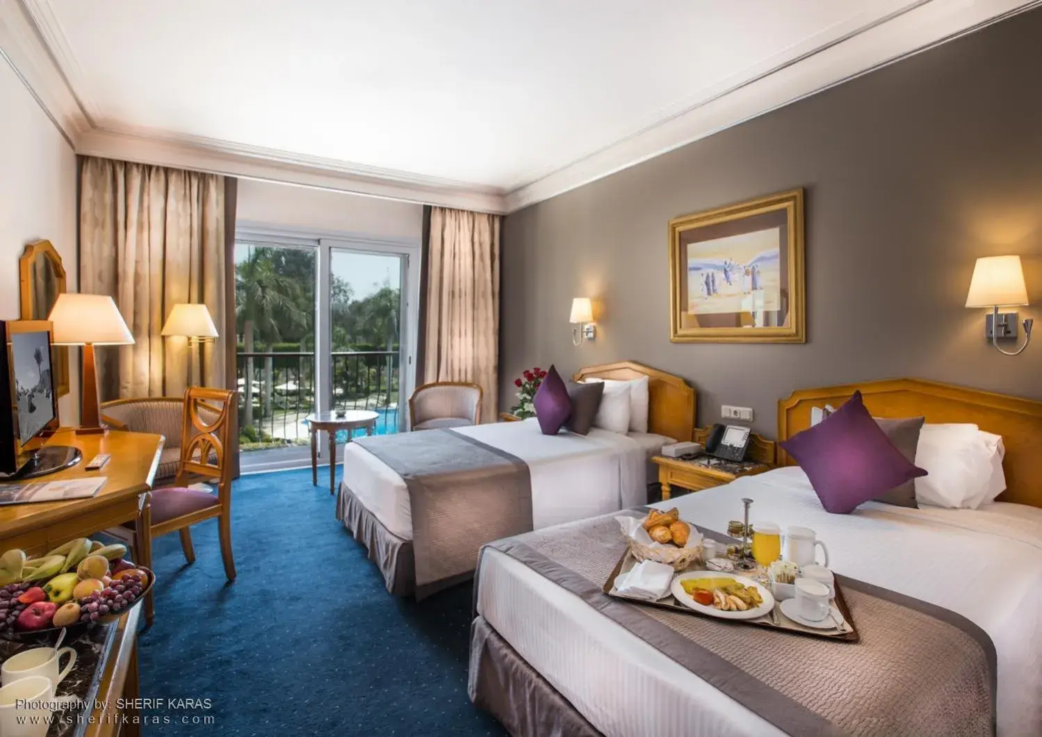 Superior Double Room with Pool View in Concorde El Salam Cairo Hotel & Casino Superior Double Room with Pool View in Concorde El Salam Cairo Hotel & Casino