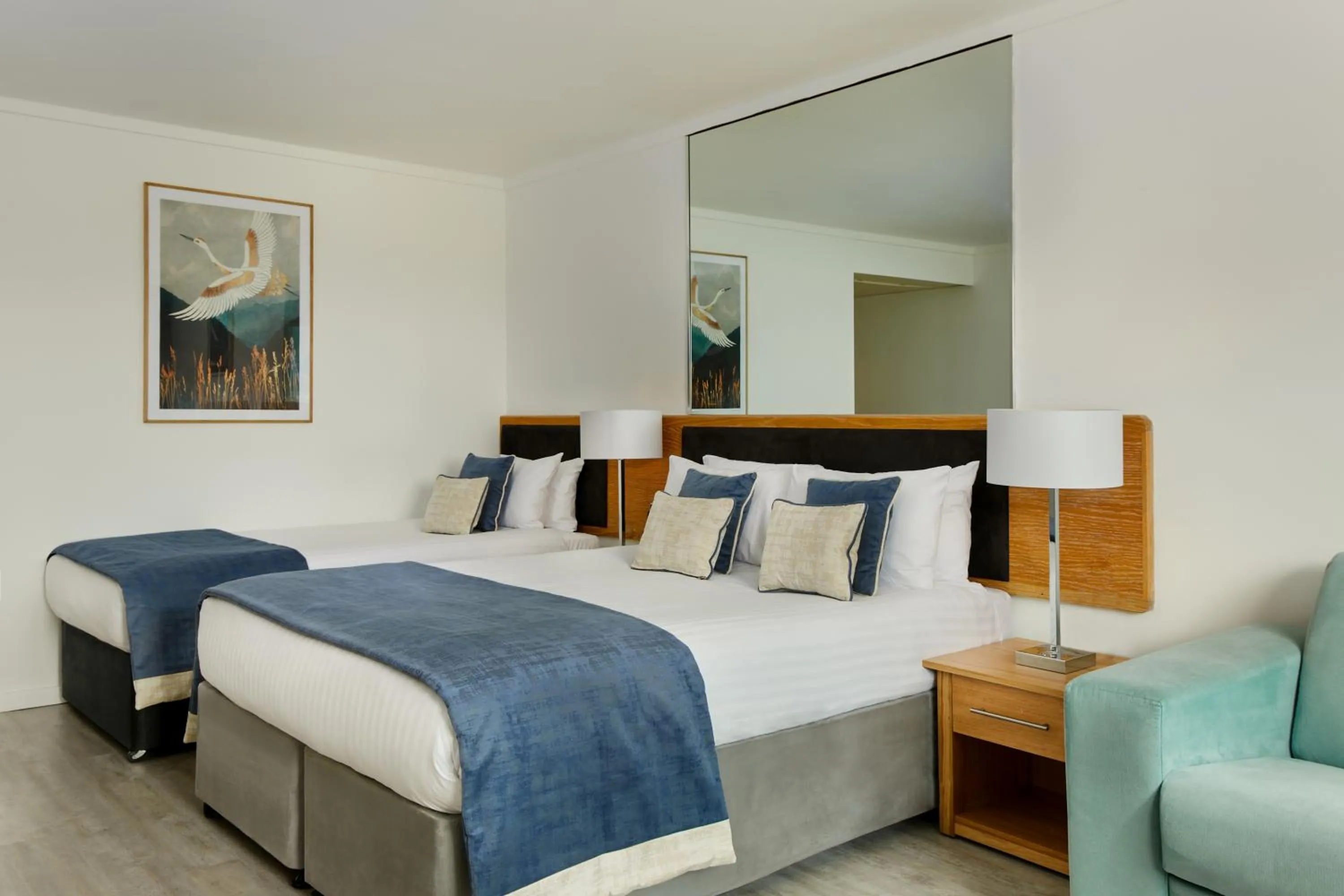 Bedroom, Bed in Langstone Quays Resort, Portsmouth