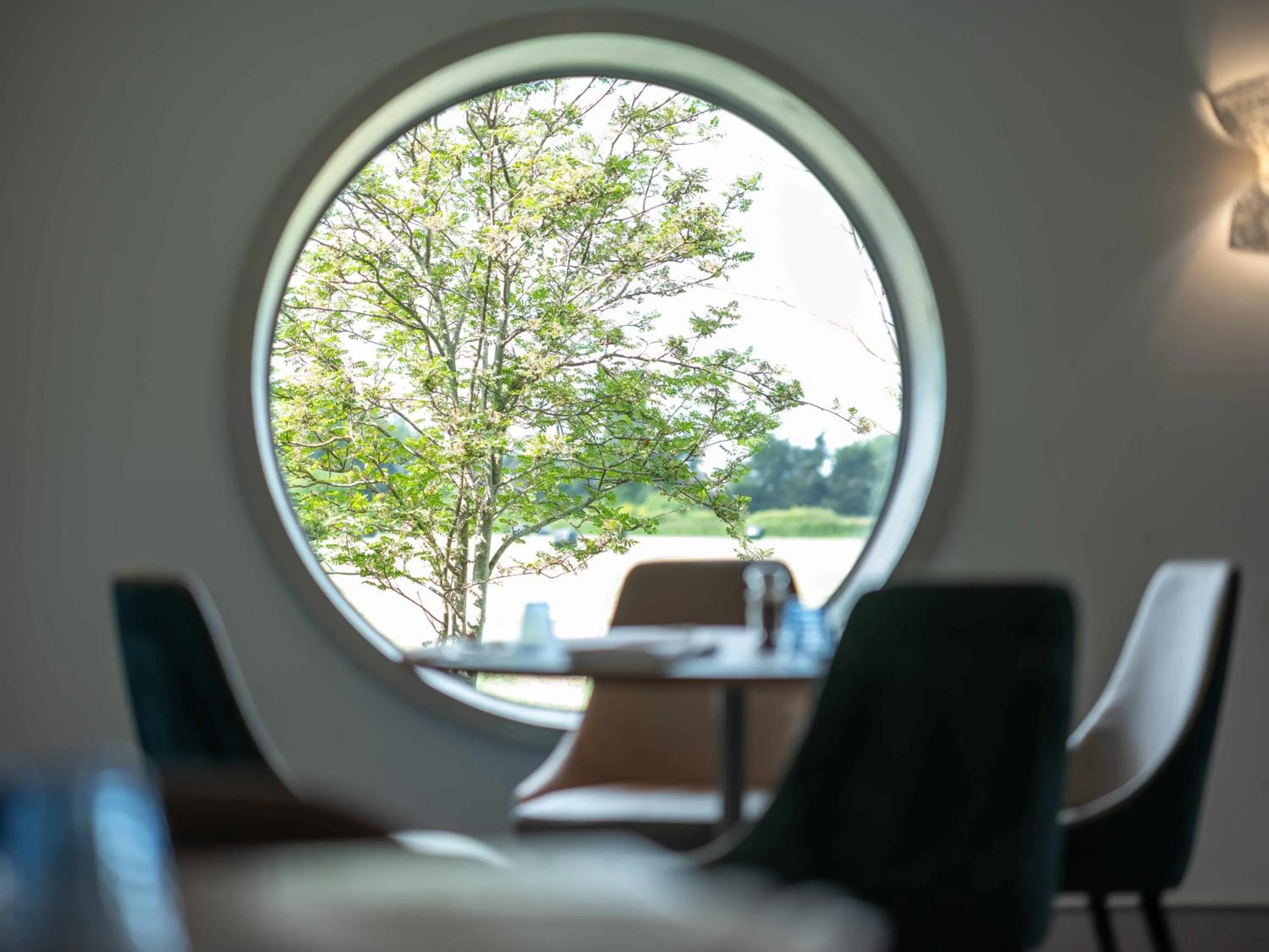 Seating area in Langstone Quays Resort, Portsmouth