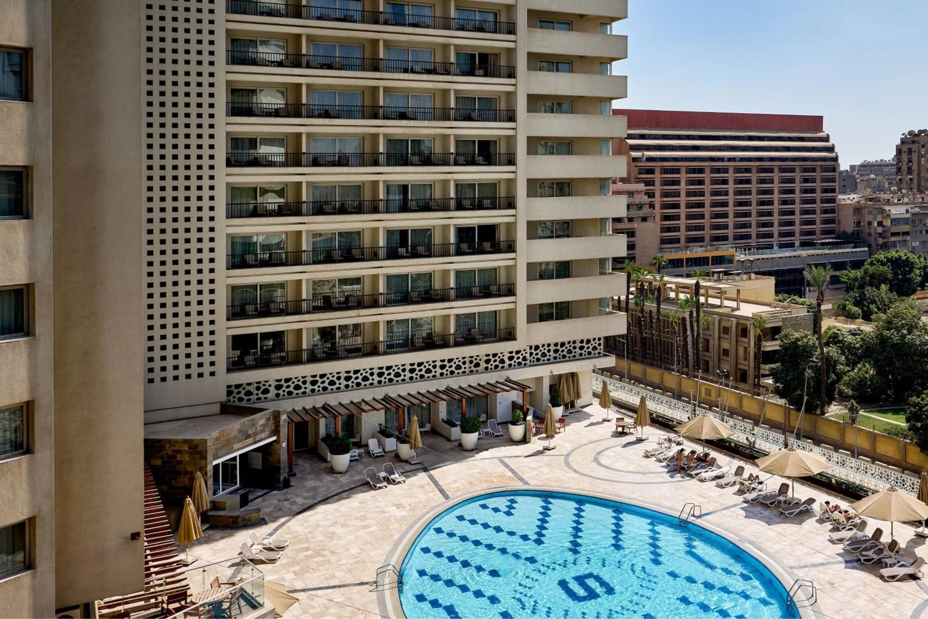 Swimming pool in Sheraton Cairo Hotel & Casino