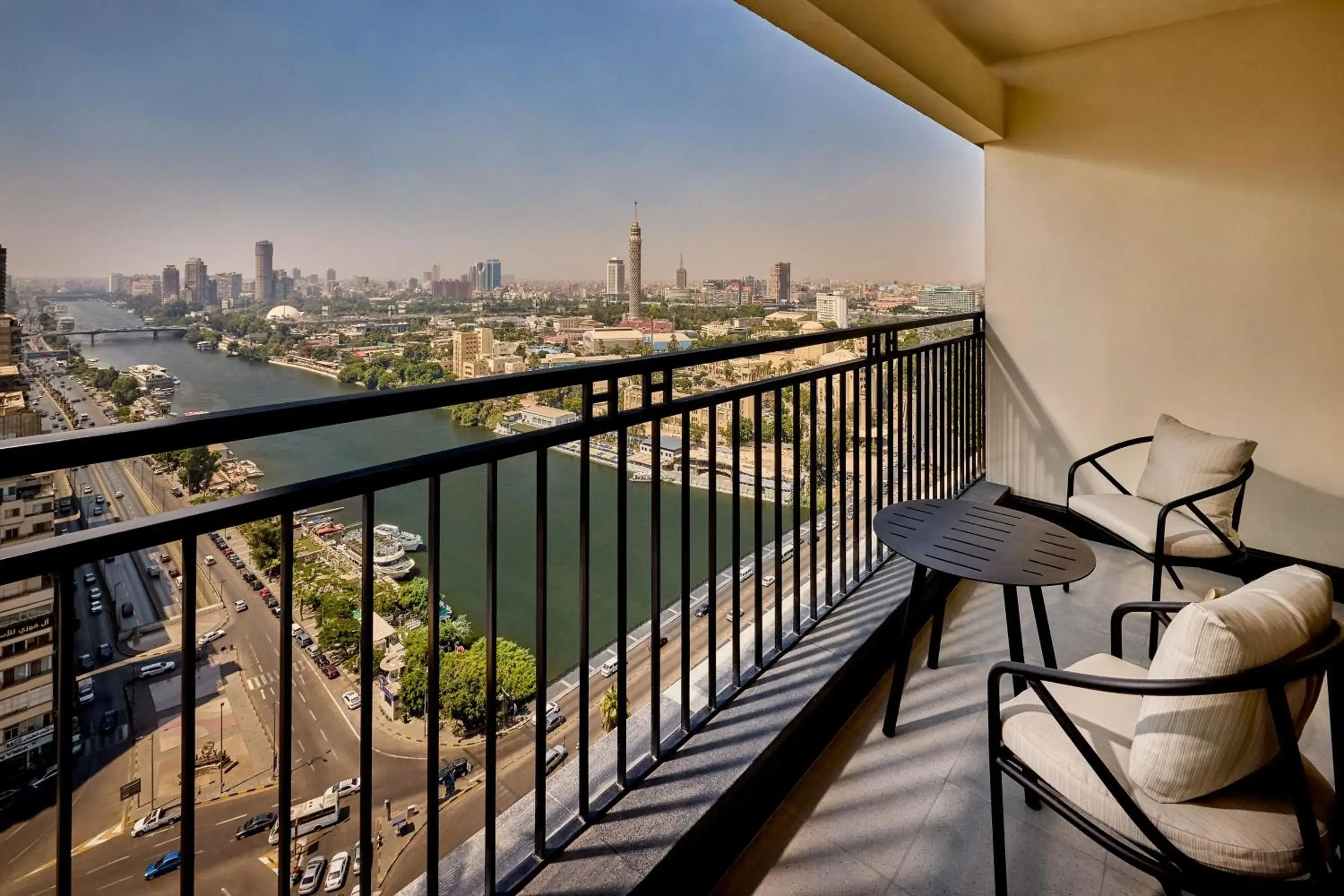 Nile Guest room, 1 King, River view, Balcony in Sheraton Cairo Hotel & Casino Nile Guest room, 1 King, River view, Balcony in Sheraton Cairo Hotel & Casino