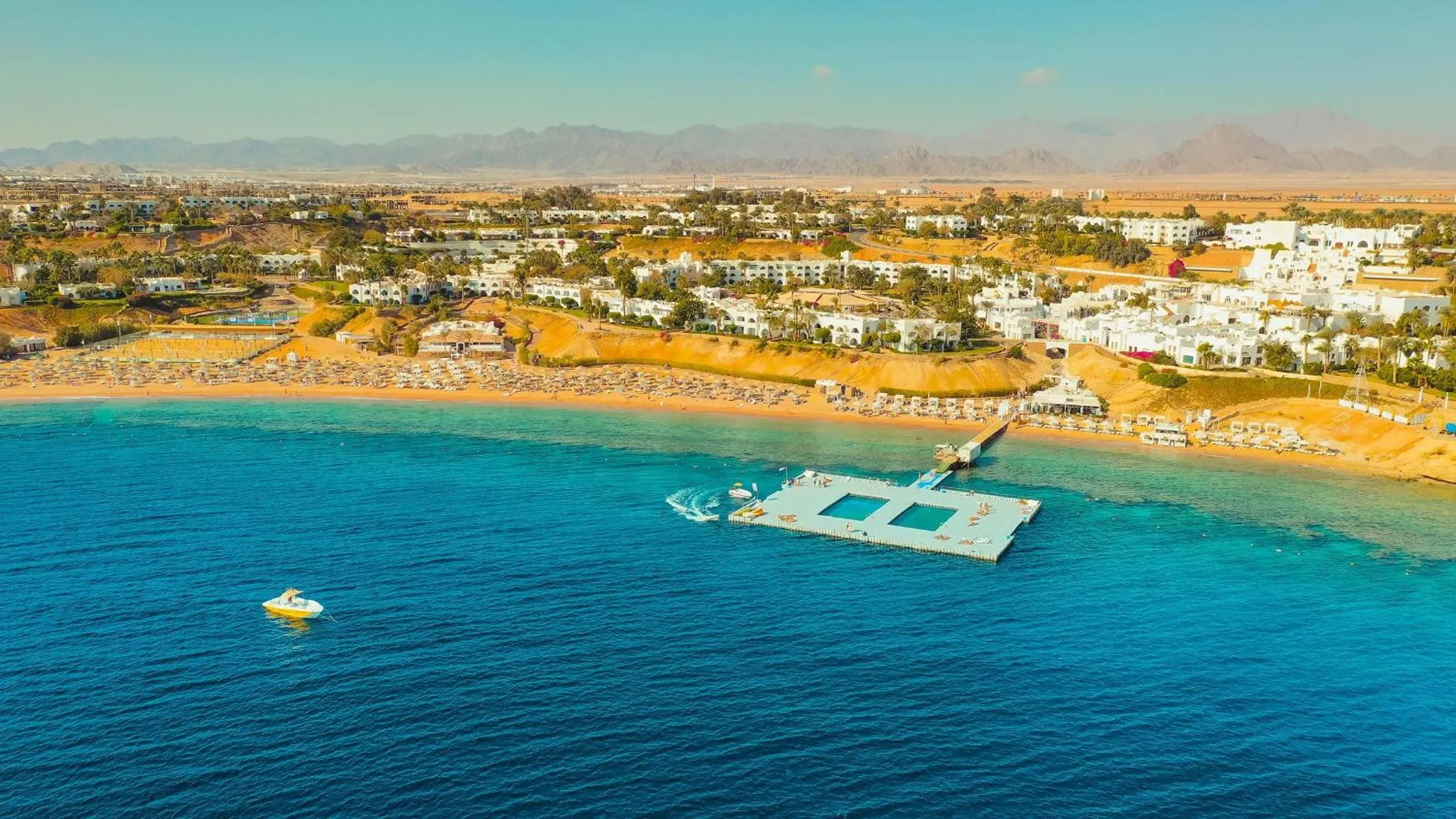 Beach in Domina Coral Bay Resort, Diving , Spa & Casino