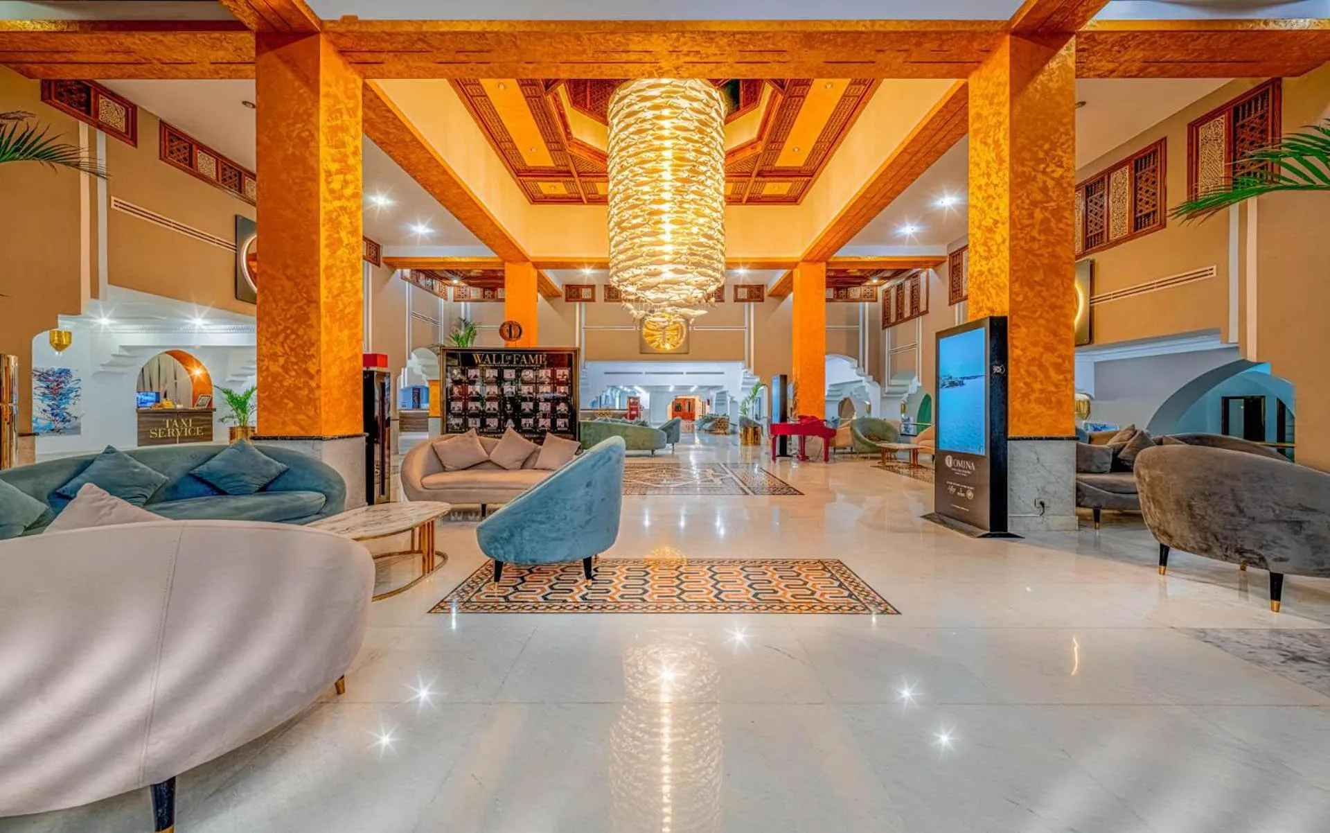 Lobby or reception in Domina Coral Bay Resort, Diving , Spa & Casino