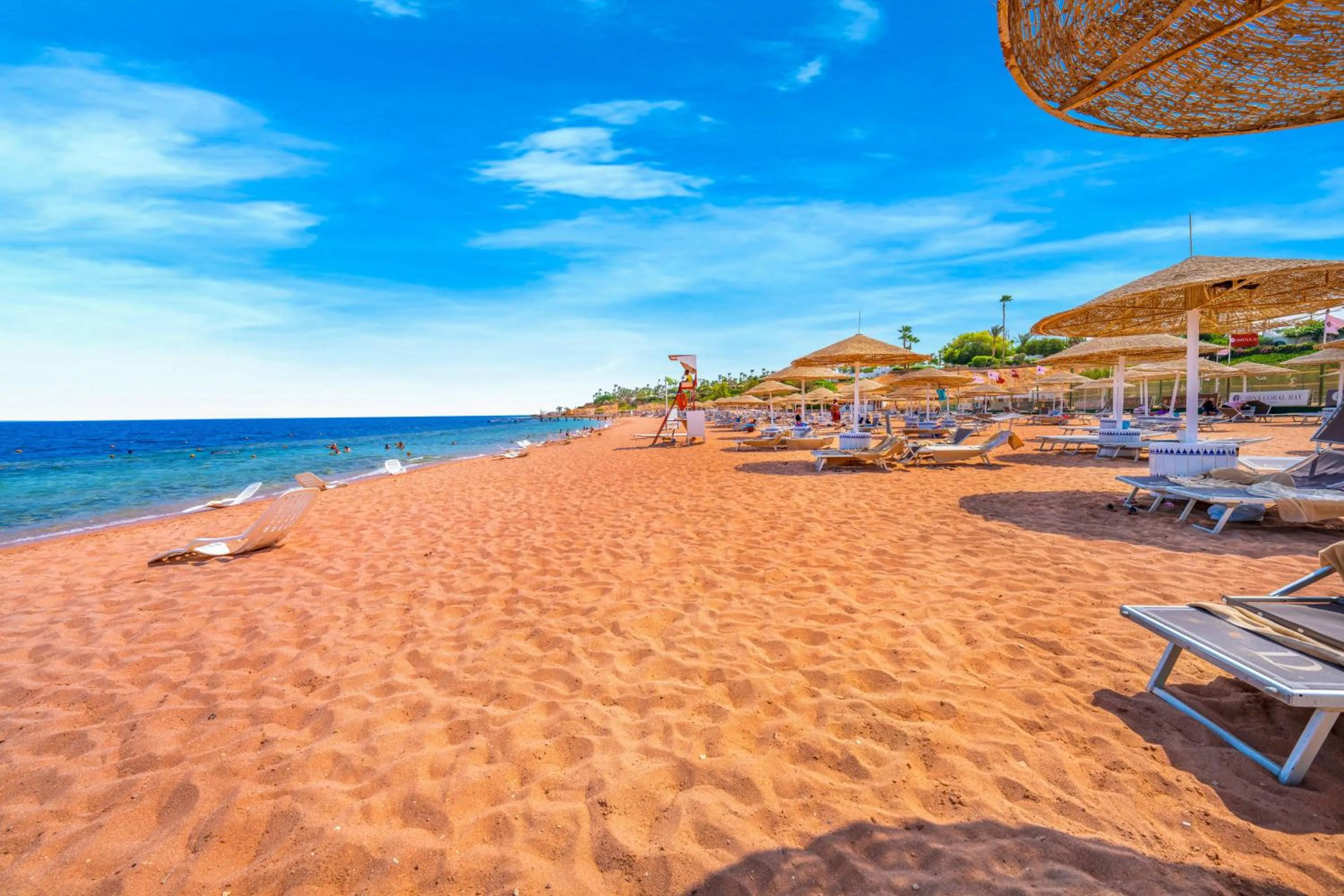 Beach in Domina Coral Bay Resort, Diving , Spa & Casino