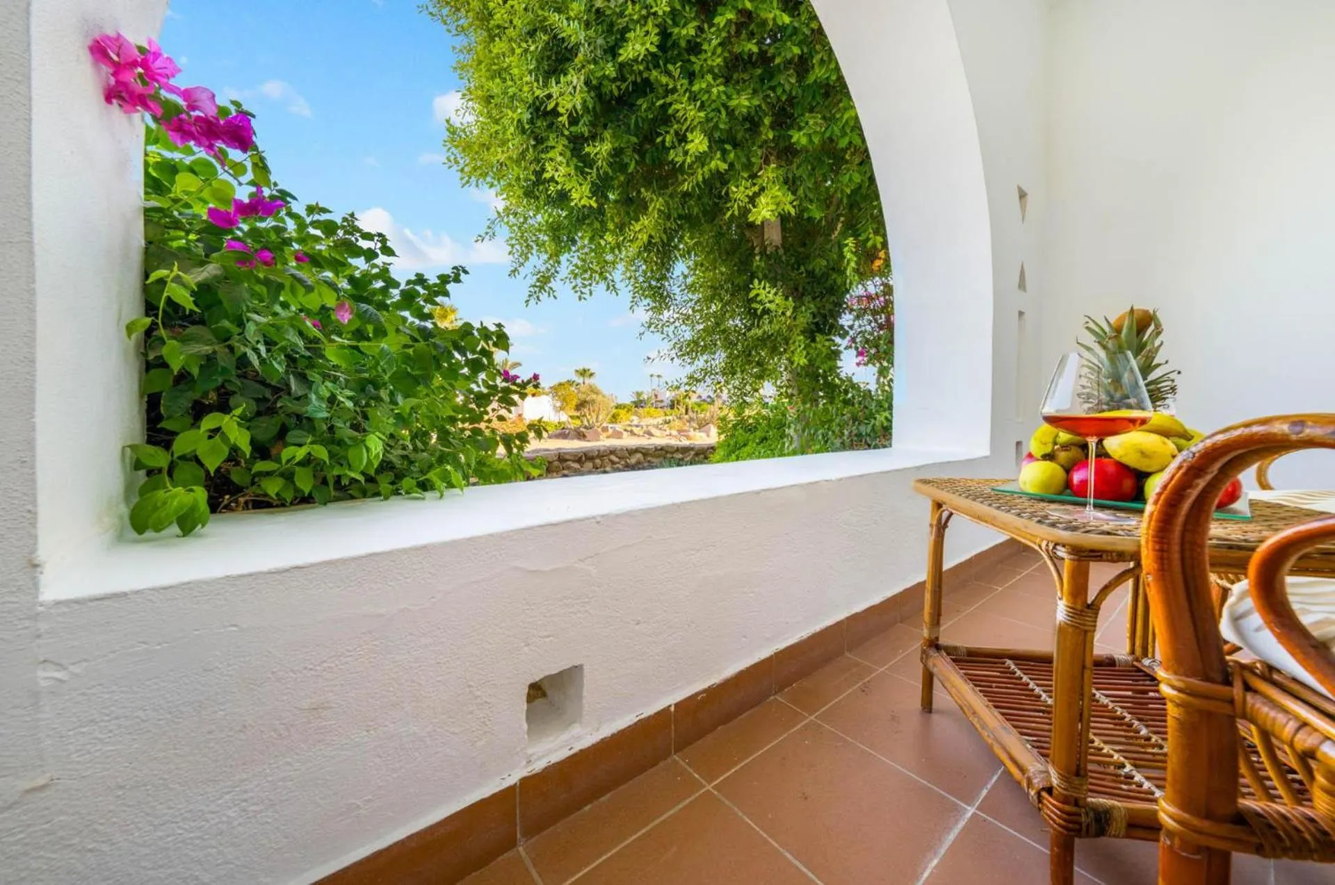 Balcony/Terrace in Domina Coral Bay Resort, Diving , Spa & Casino