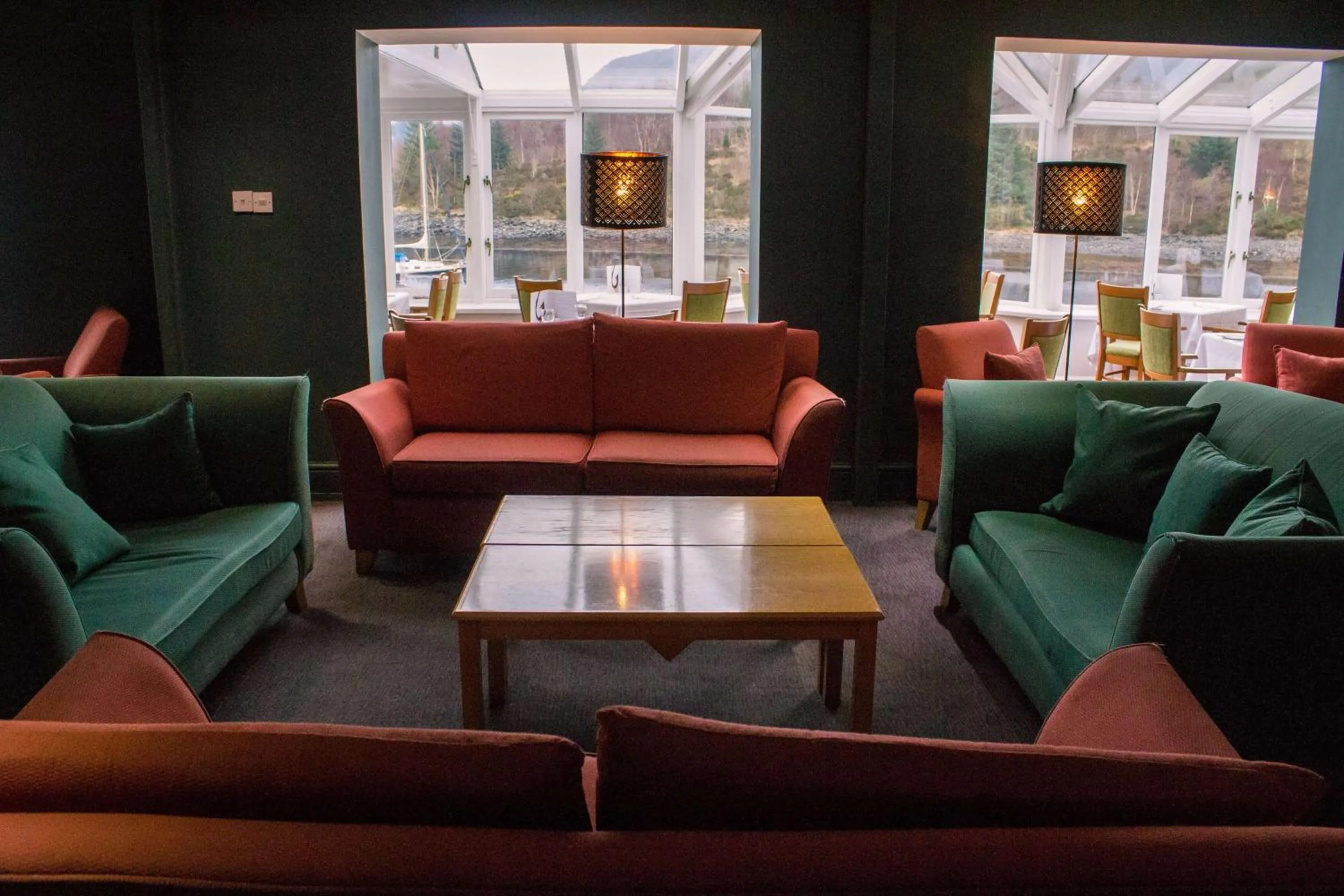 Food and drinks in The Isles of Glencoe Hotel