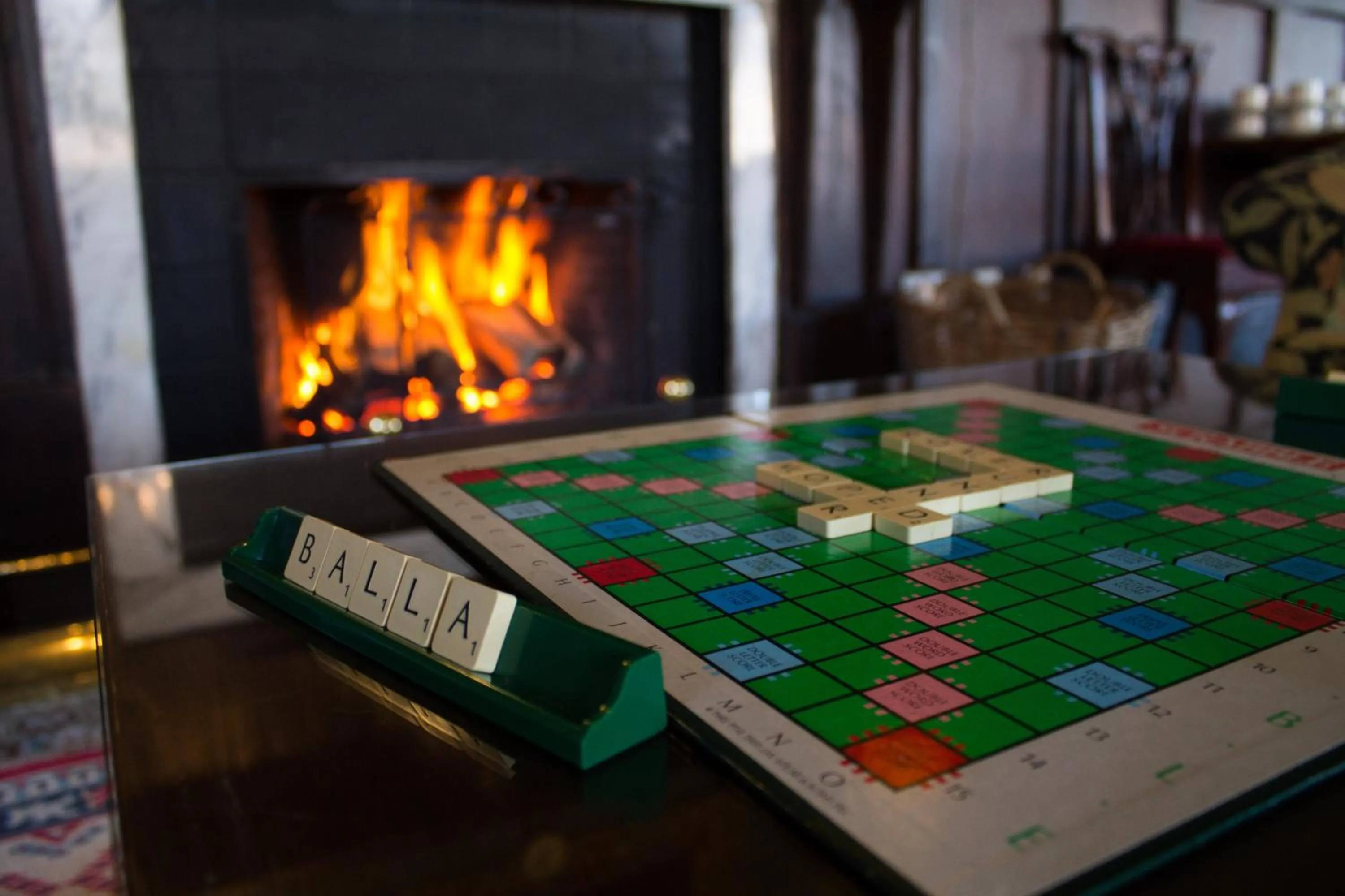 Communal lounge/ TV room in The Ballachulish Hotel