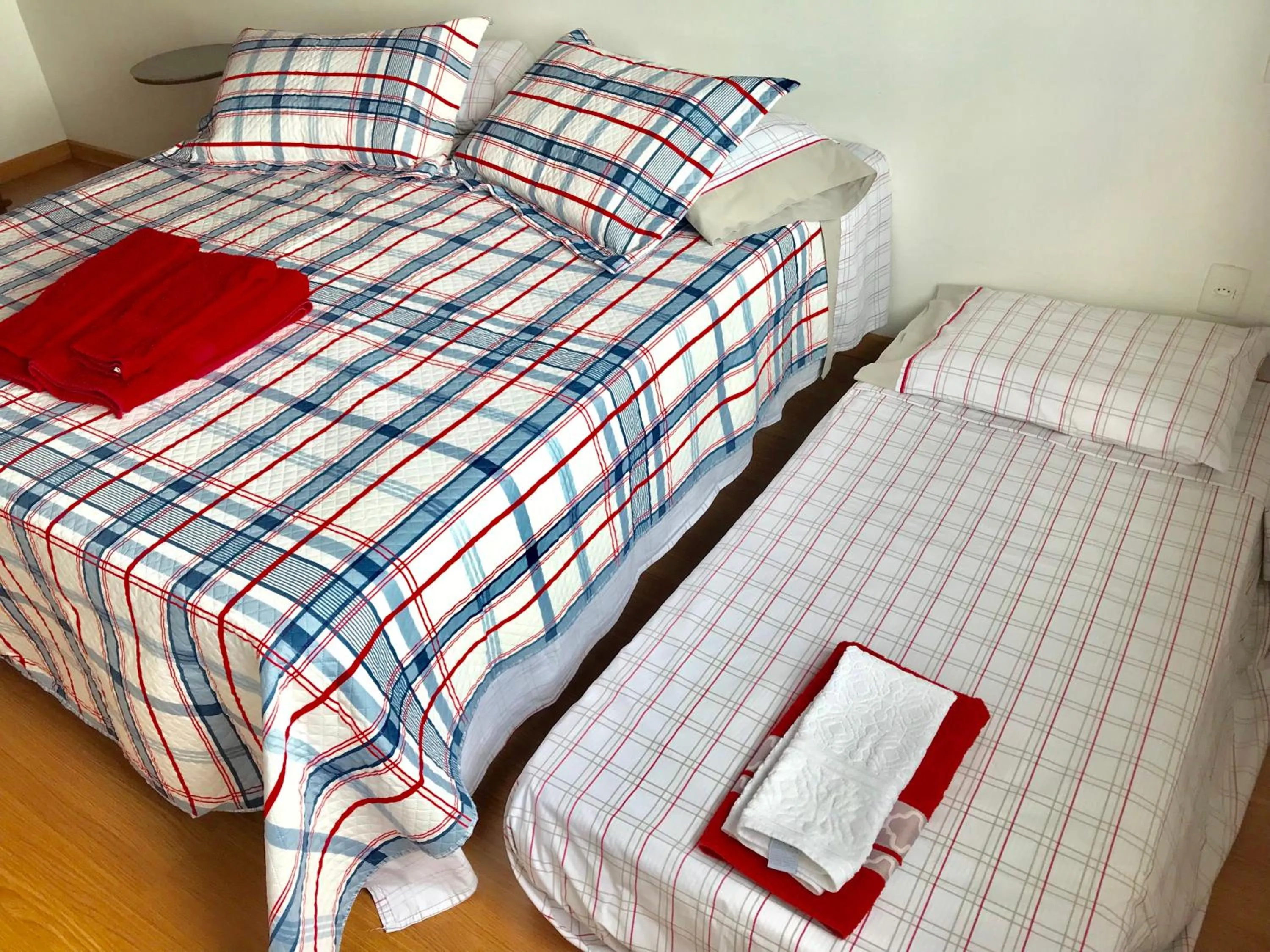 Bed in Apartamento no Centro de Gramado