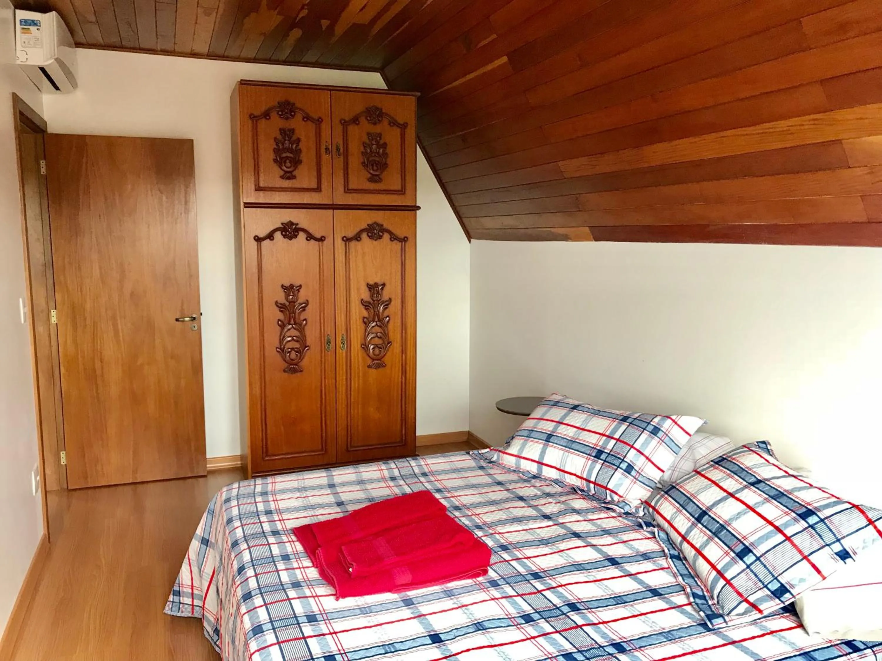 Bed in Apartamento no Centro de Gramado