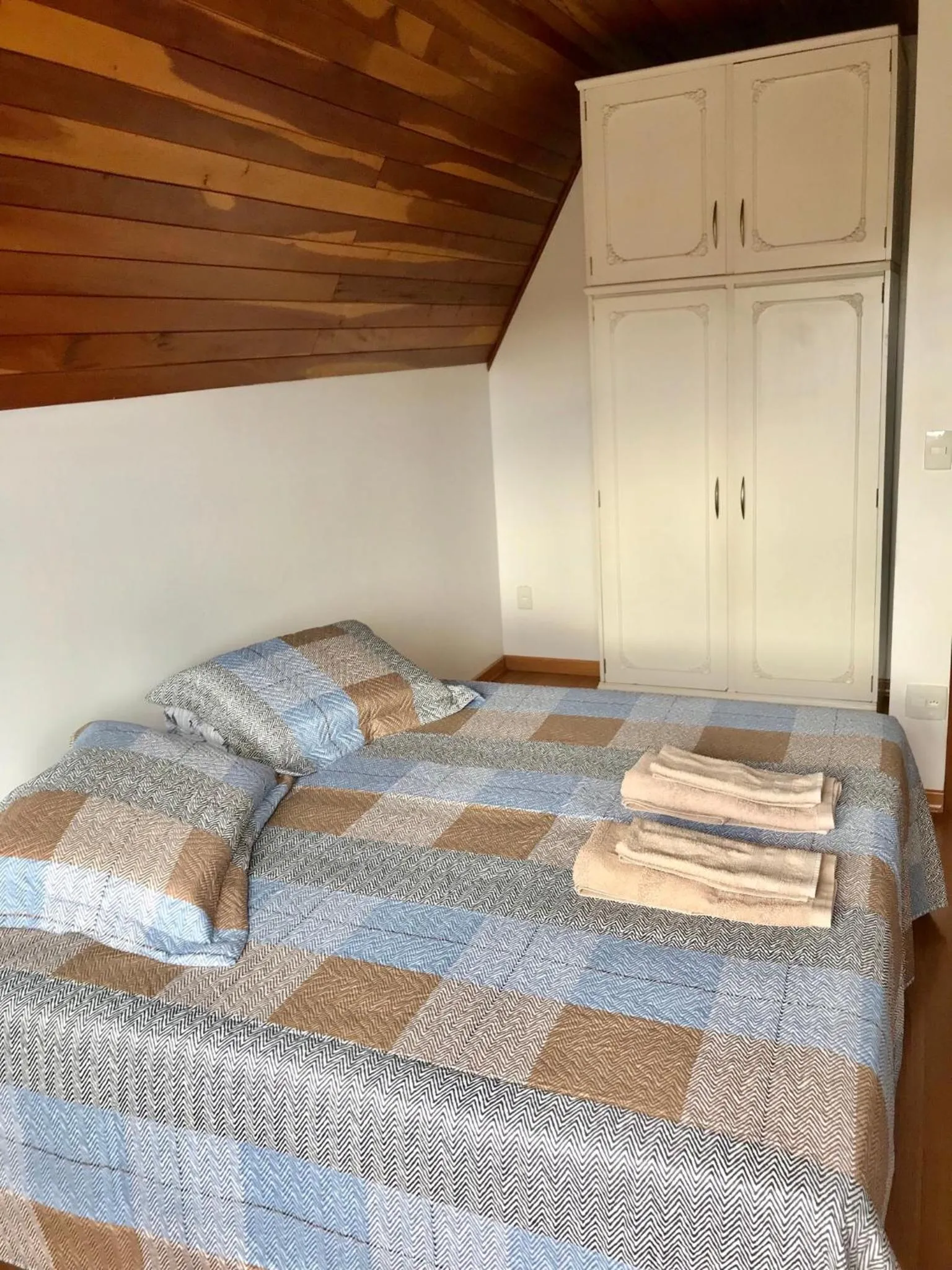 Bed in Apartamento no Centro de Gramado