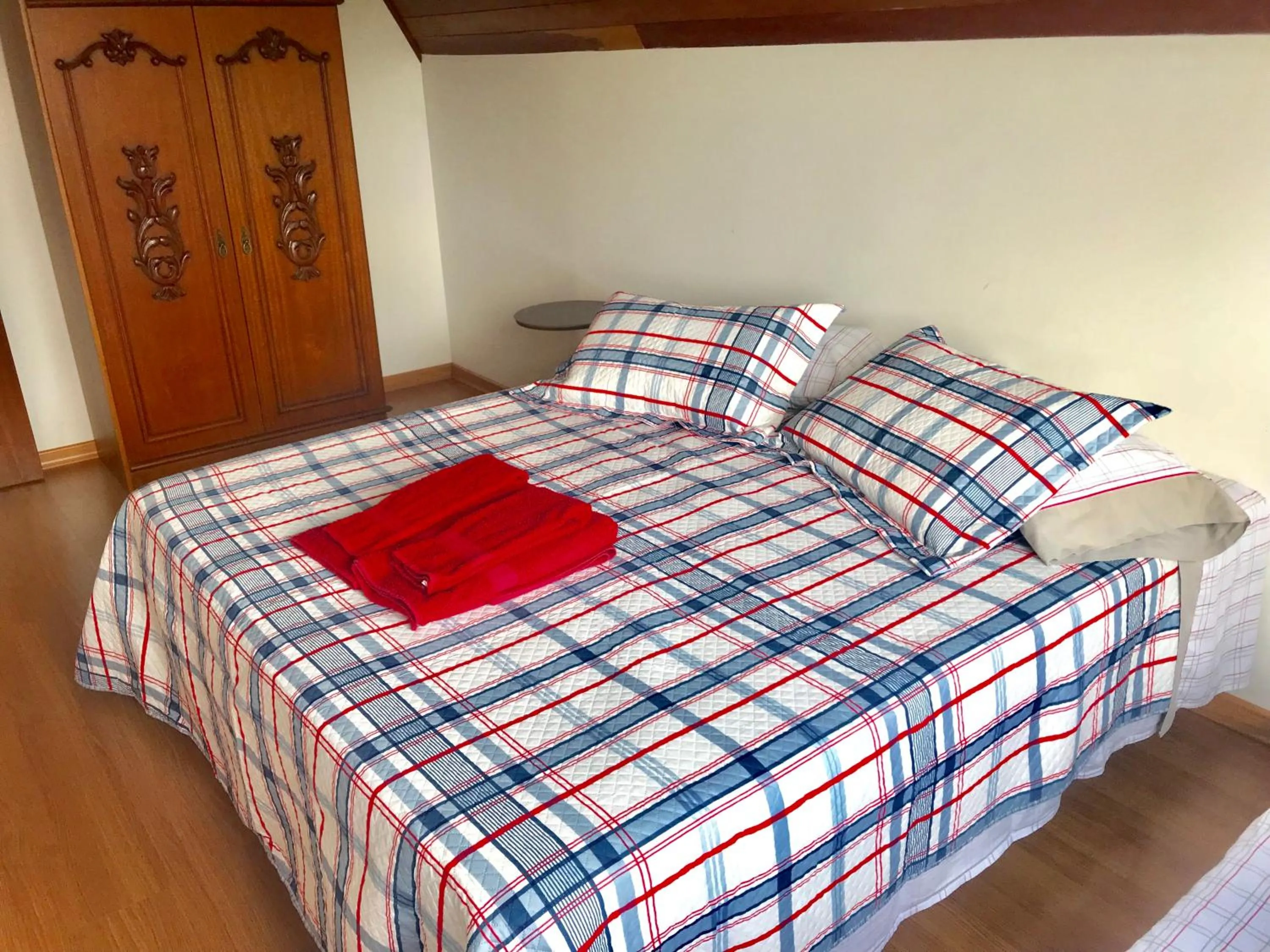 Bed in Apartamento no Centro de Gramado