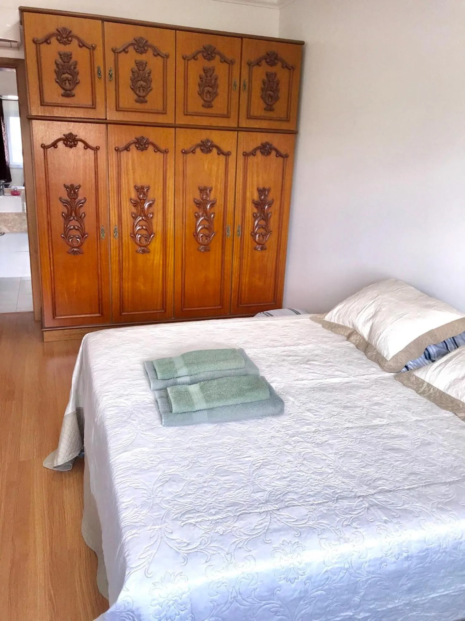 Bed in Apartamento no Centro de Gramado