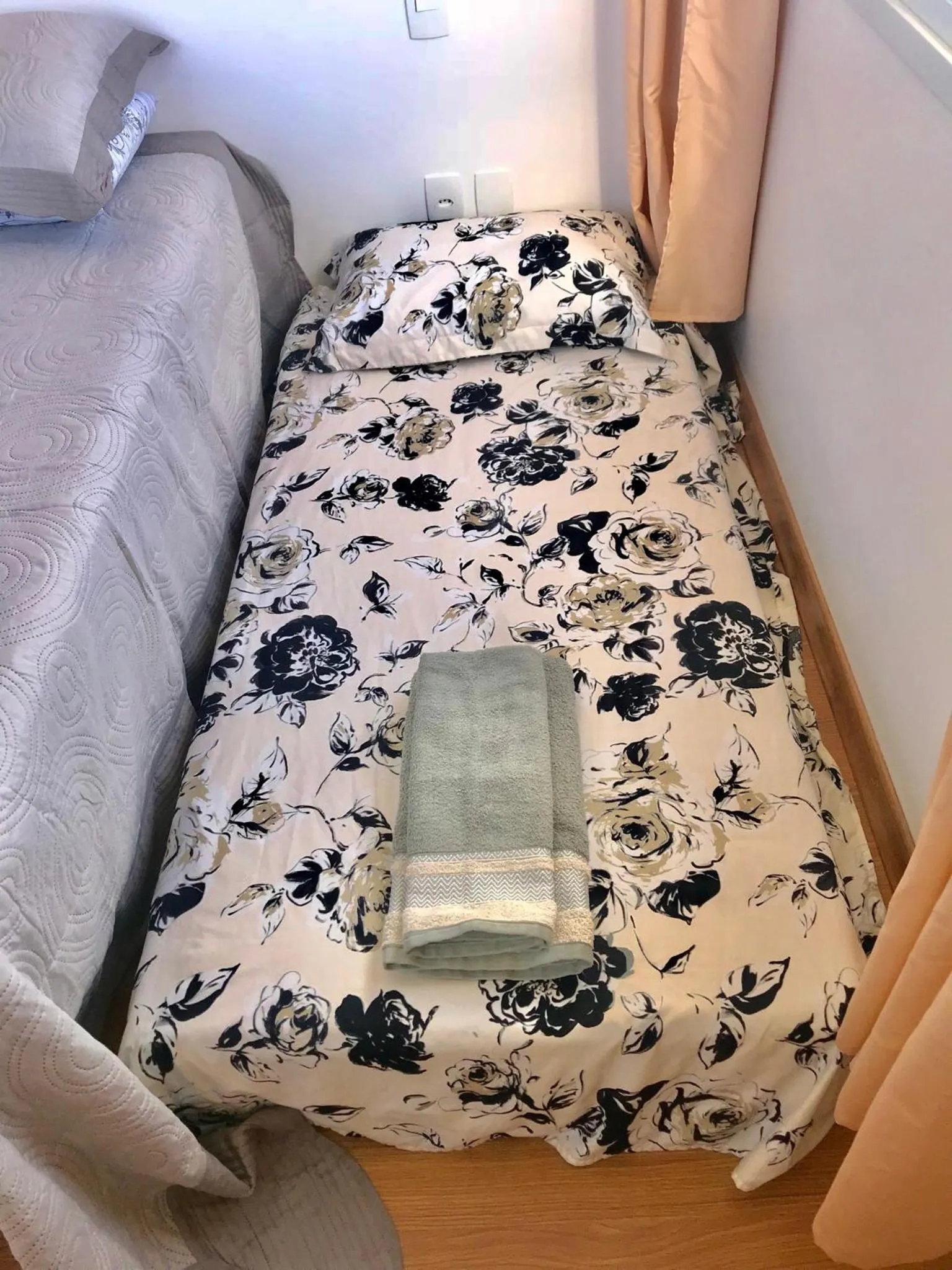 Bed in Apartamento no Centro de Gramado