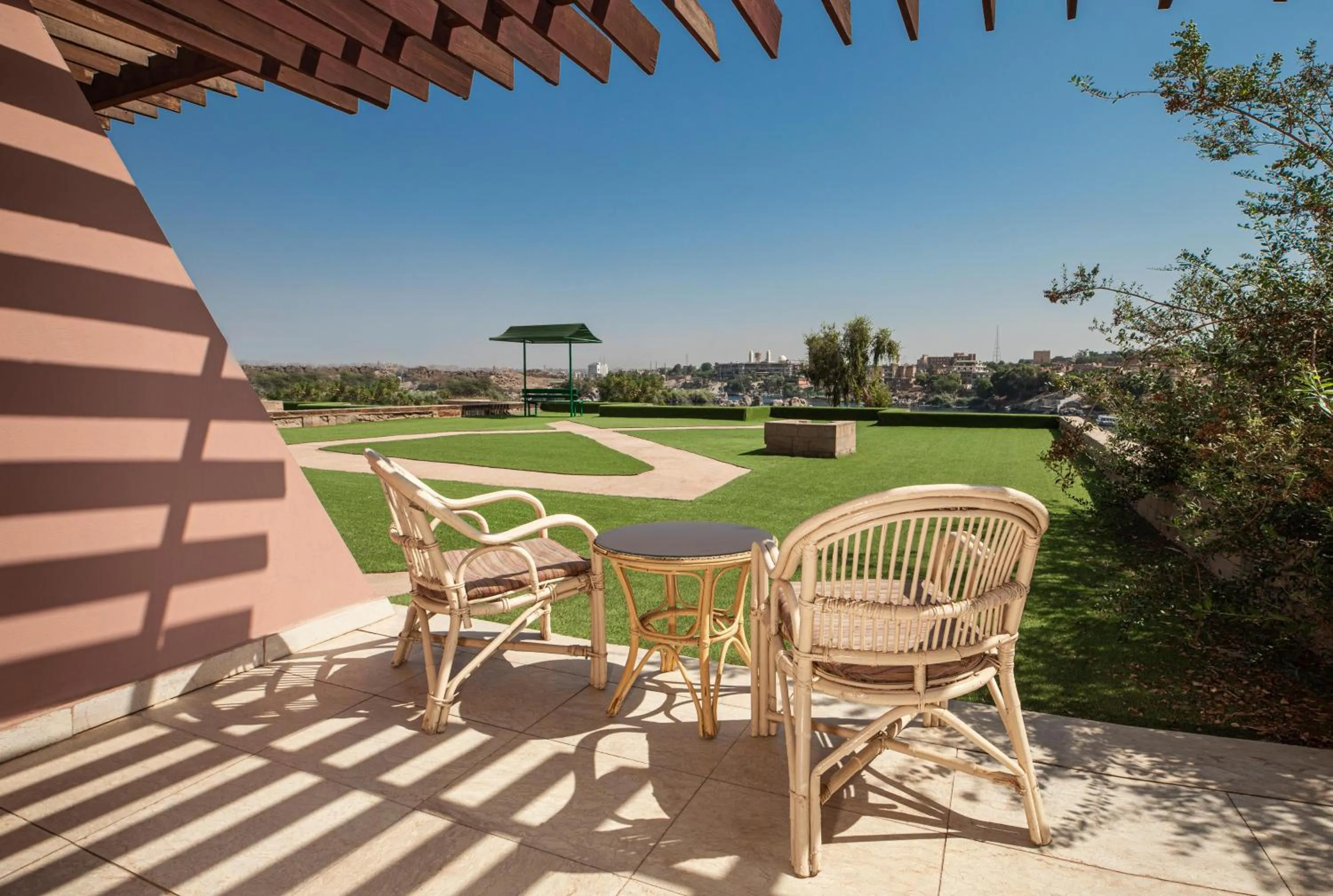 Balcony/Terrace in Pyramisa Island Hotel Aswan