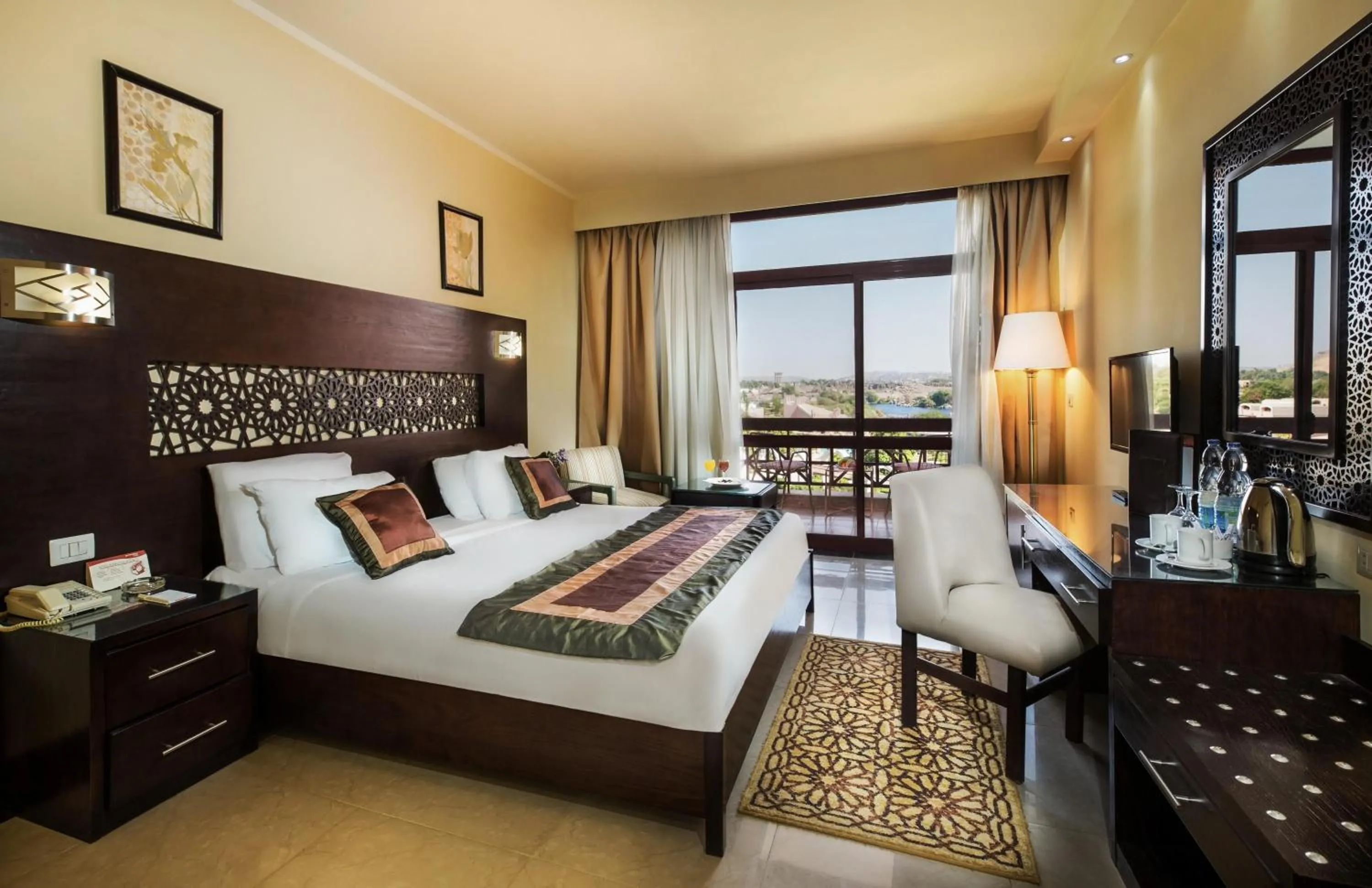 Photo of the whole room, Bed in Pyramisa Island Hotel Aswan