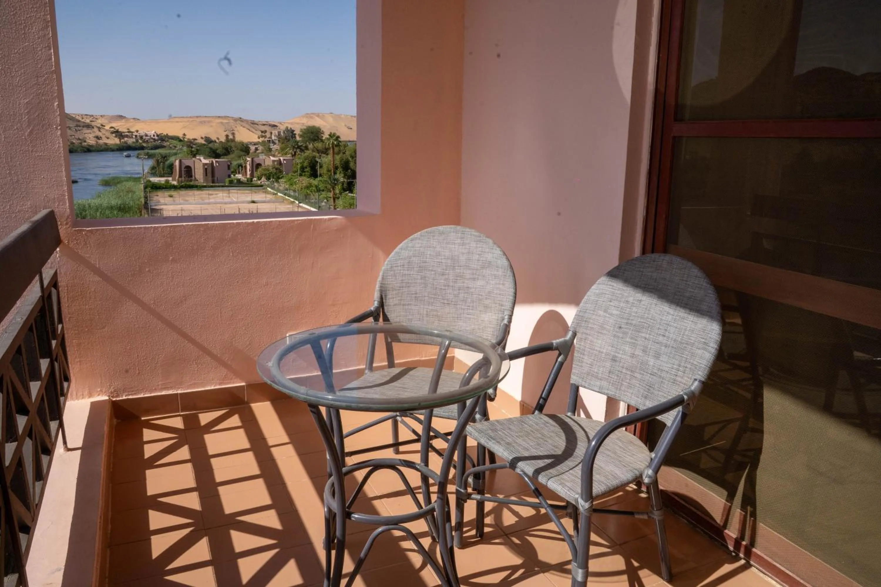 Balcony/Terrace in Pyramisa Island Hotel Aswan