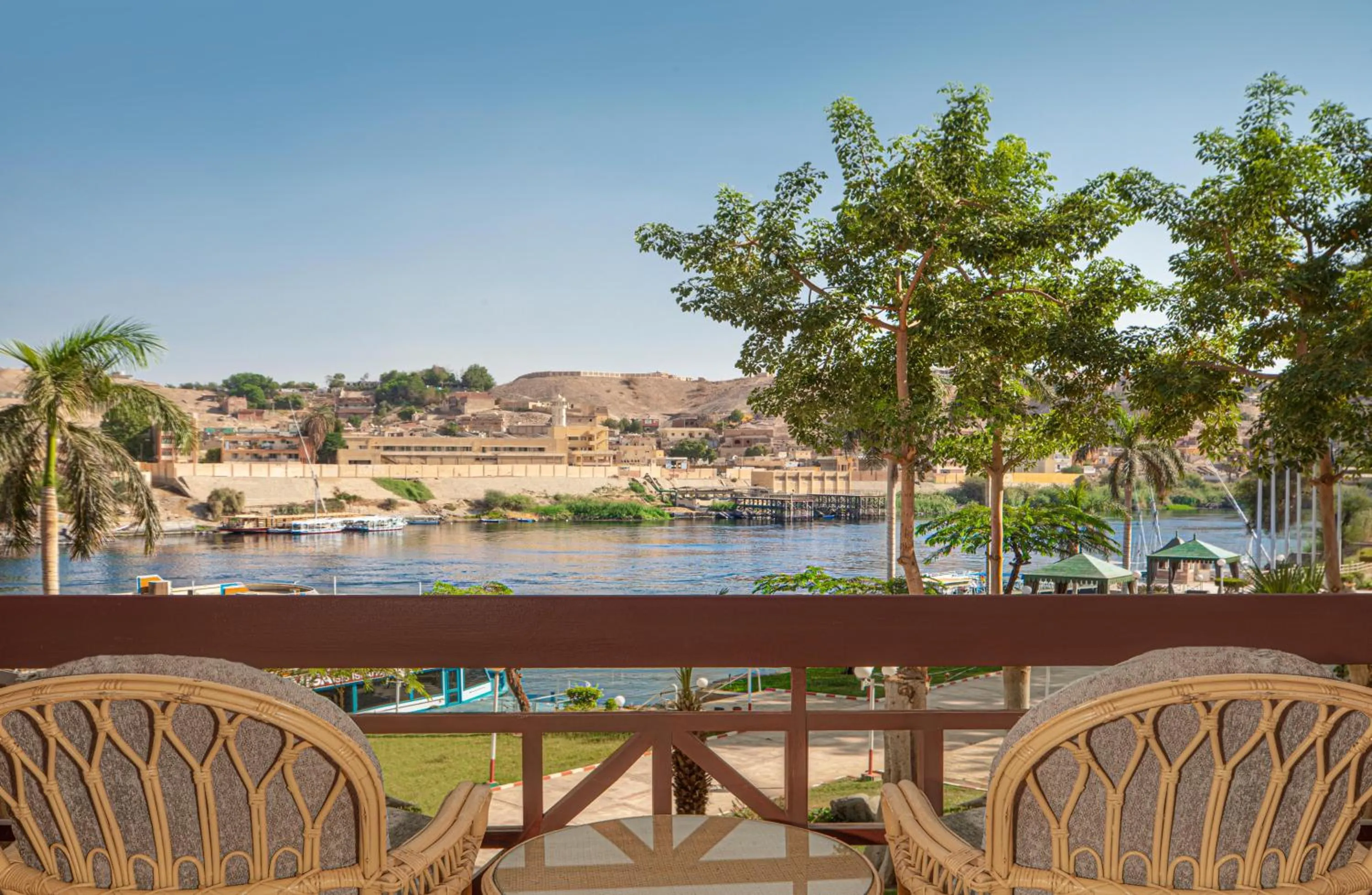 Balcony/Terrace in Pyramisa Island Hotel Aswan