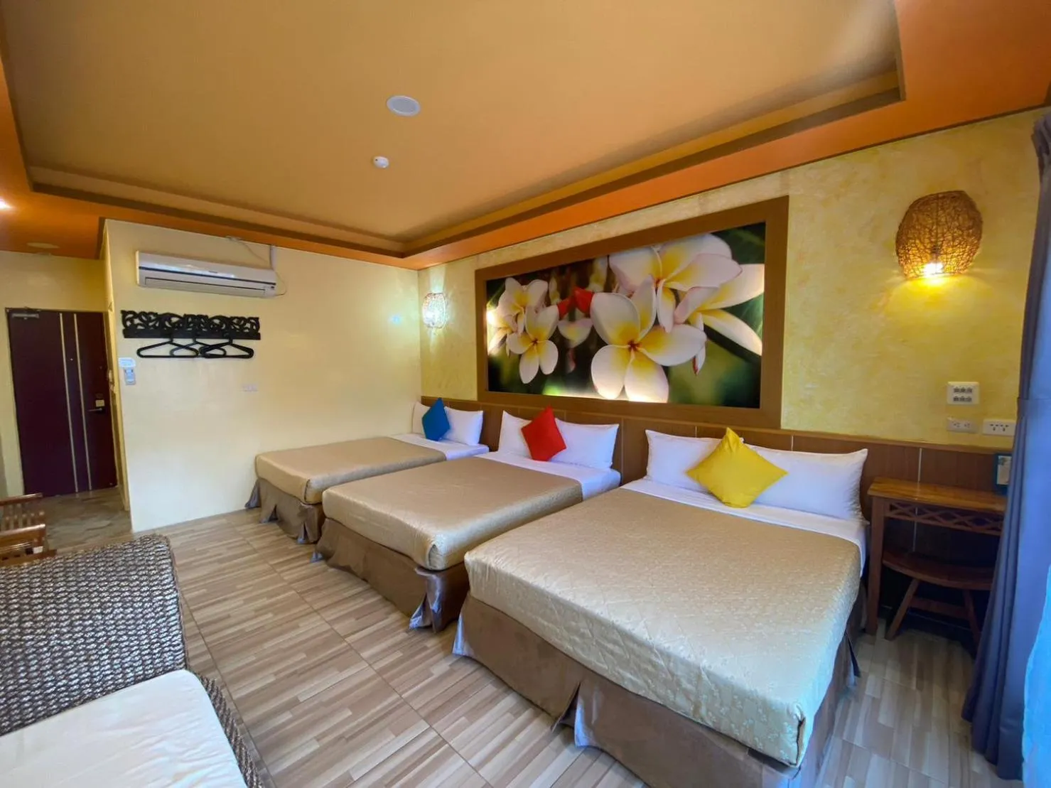 Bed in Kenting Sin Sin Hotel