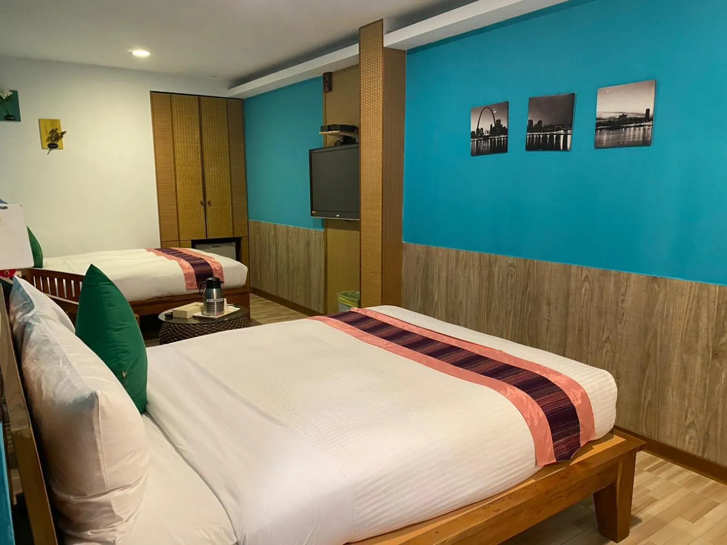 Bed in Kenting Sin Sin Hotel