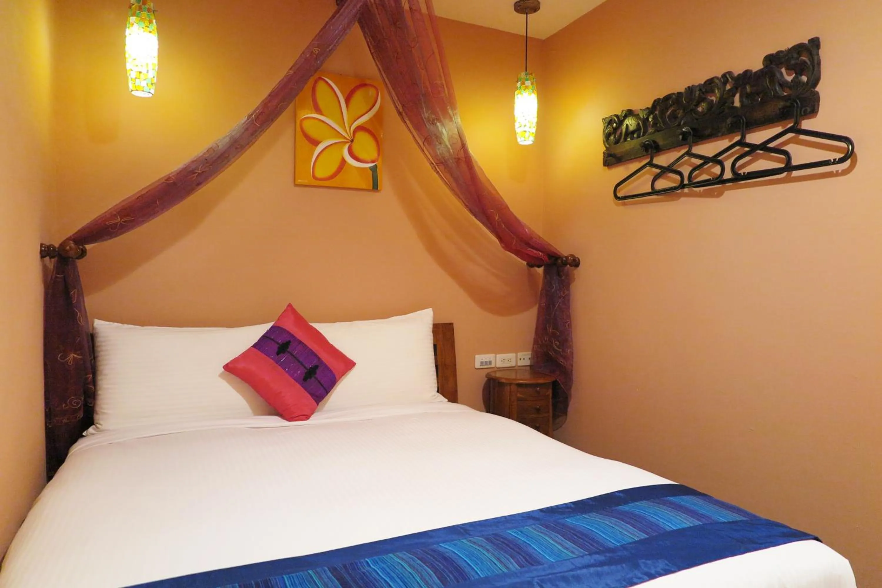 Bed in Kenting Sin Sin Hotel