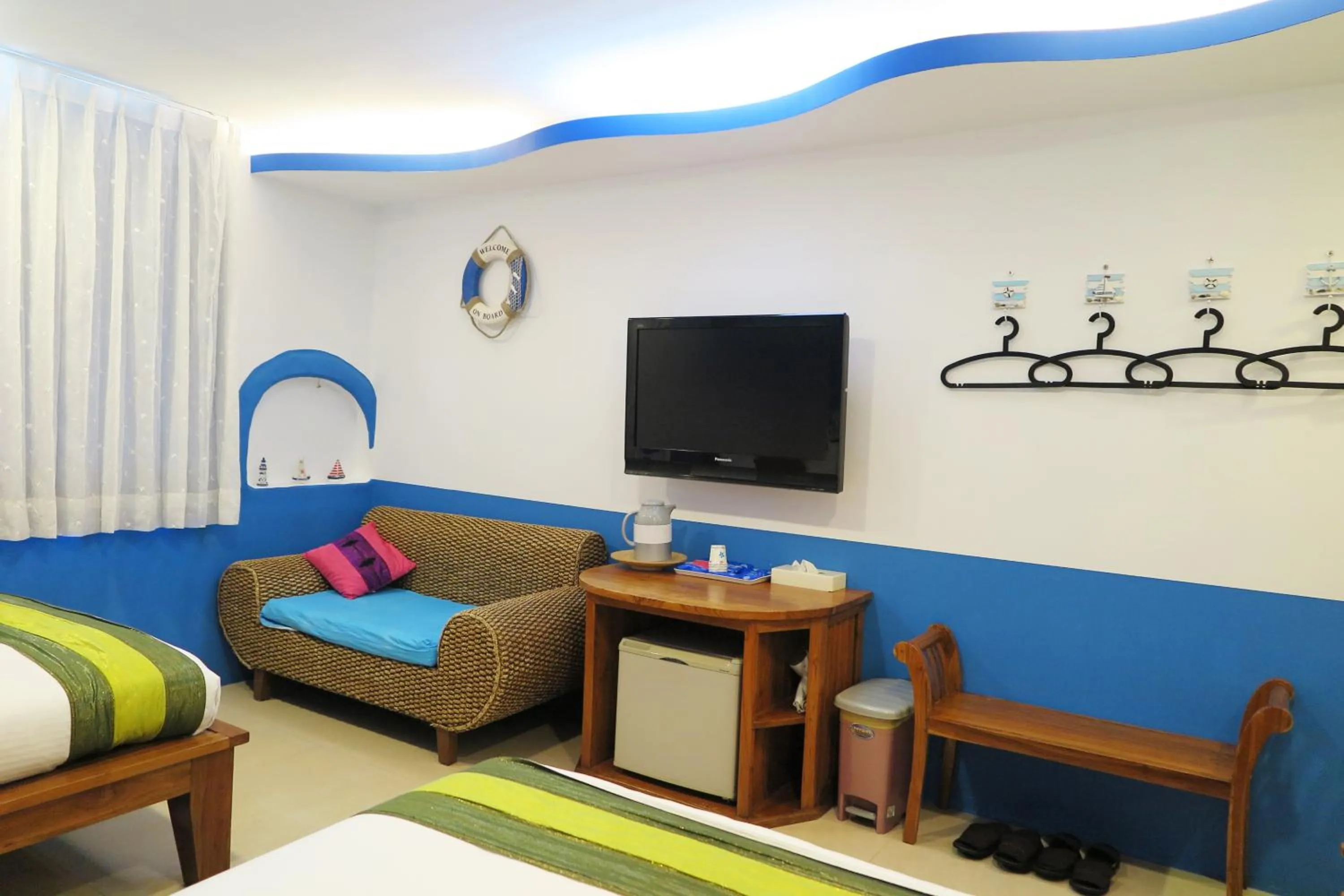 Bed in Kenting Sin Sin Hotel