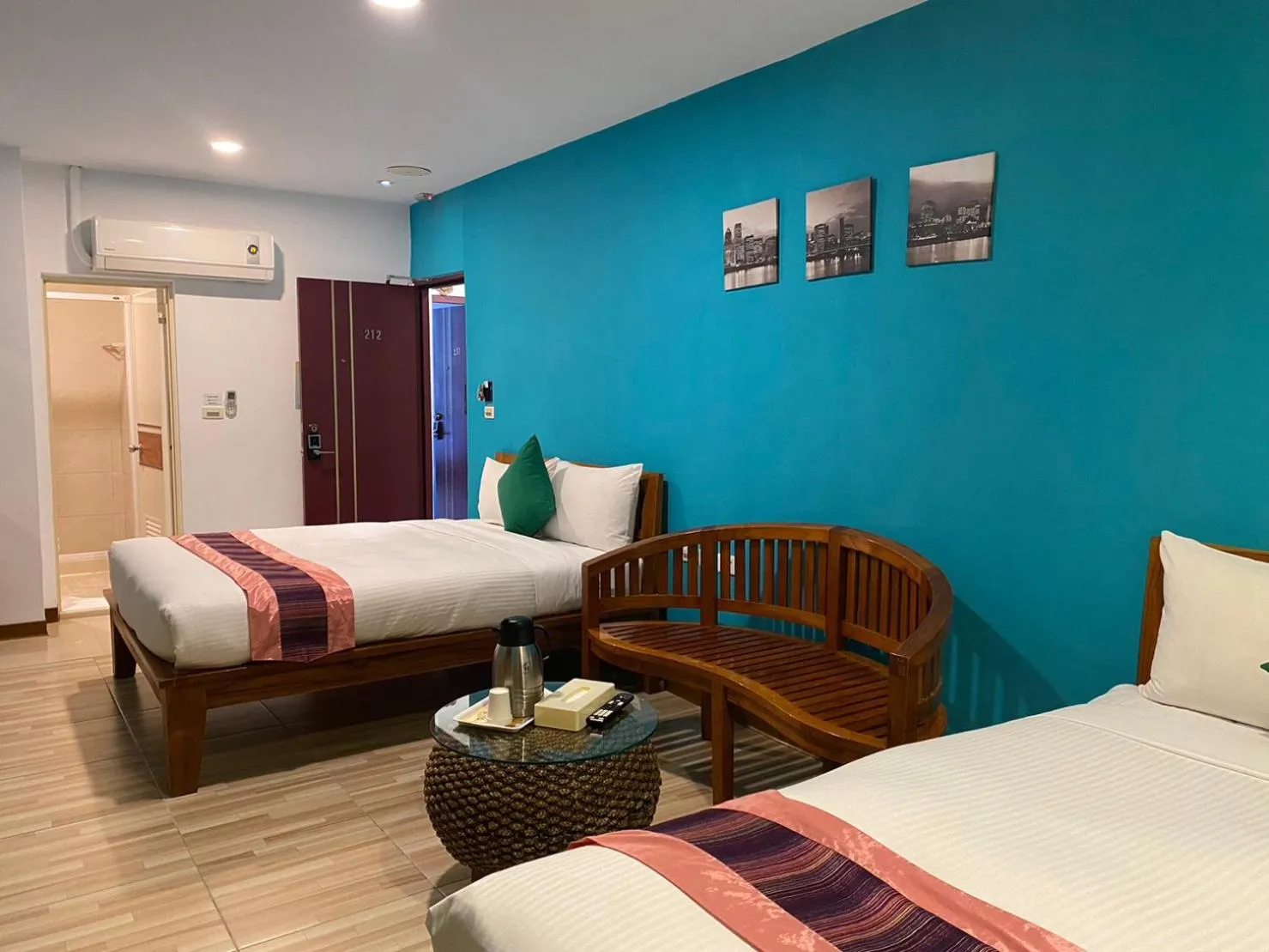 Bed in Kenting Sin Sin Hotel