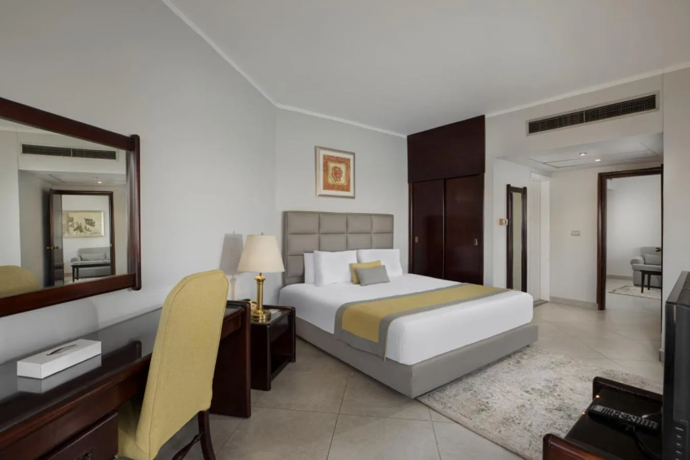 Bed in Pyramisa Hotel Luxor