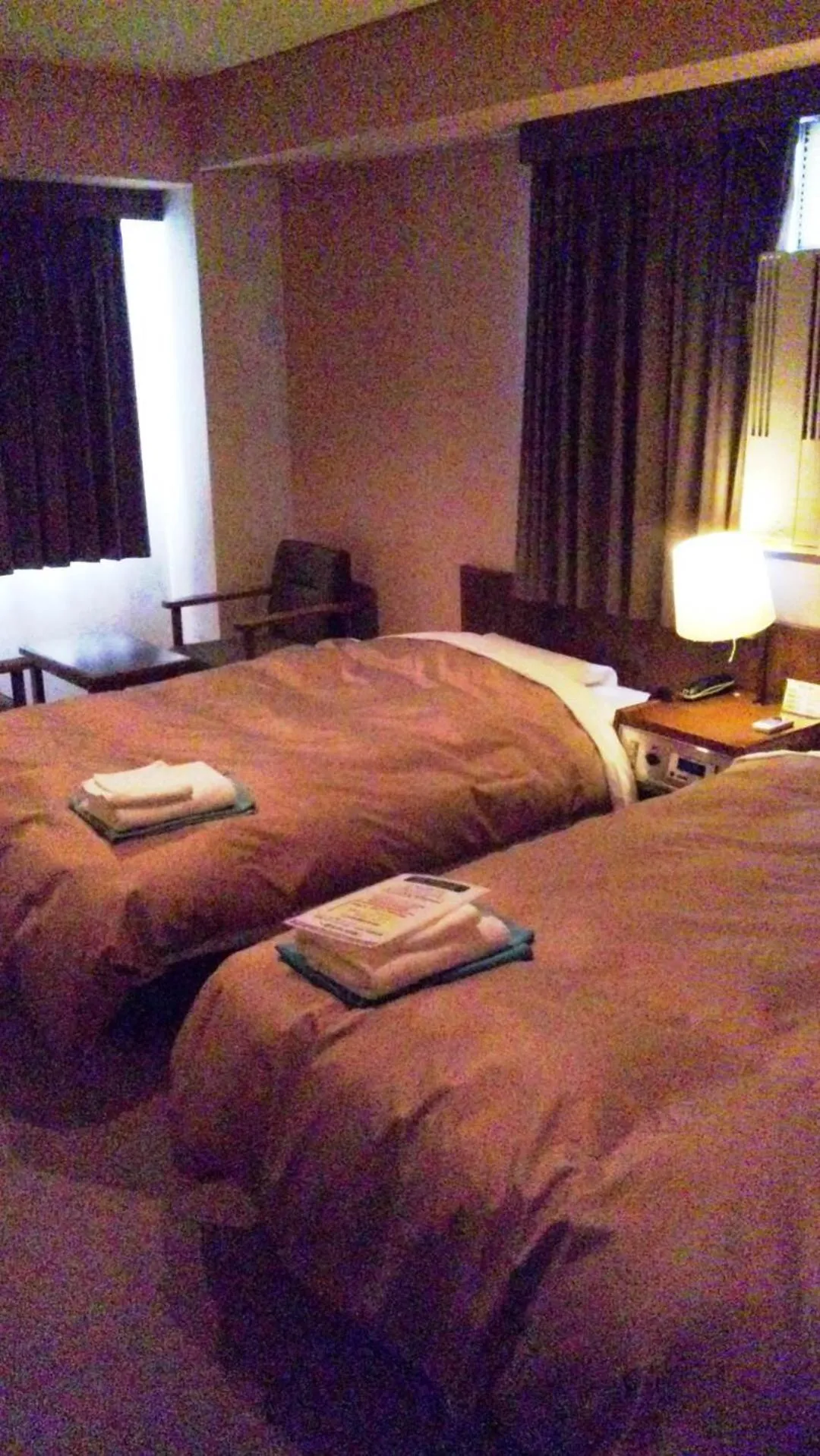 Bed in Hotel Takamatsu Hills