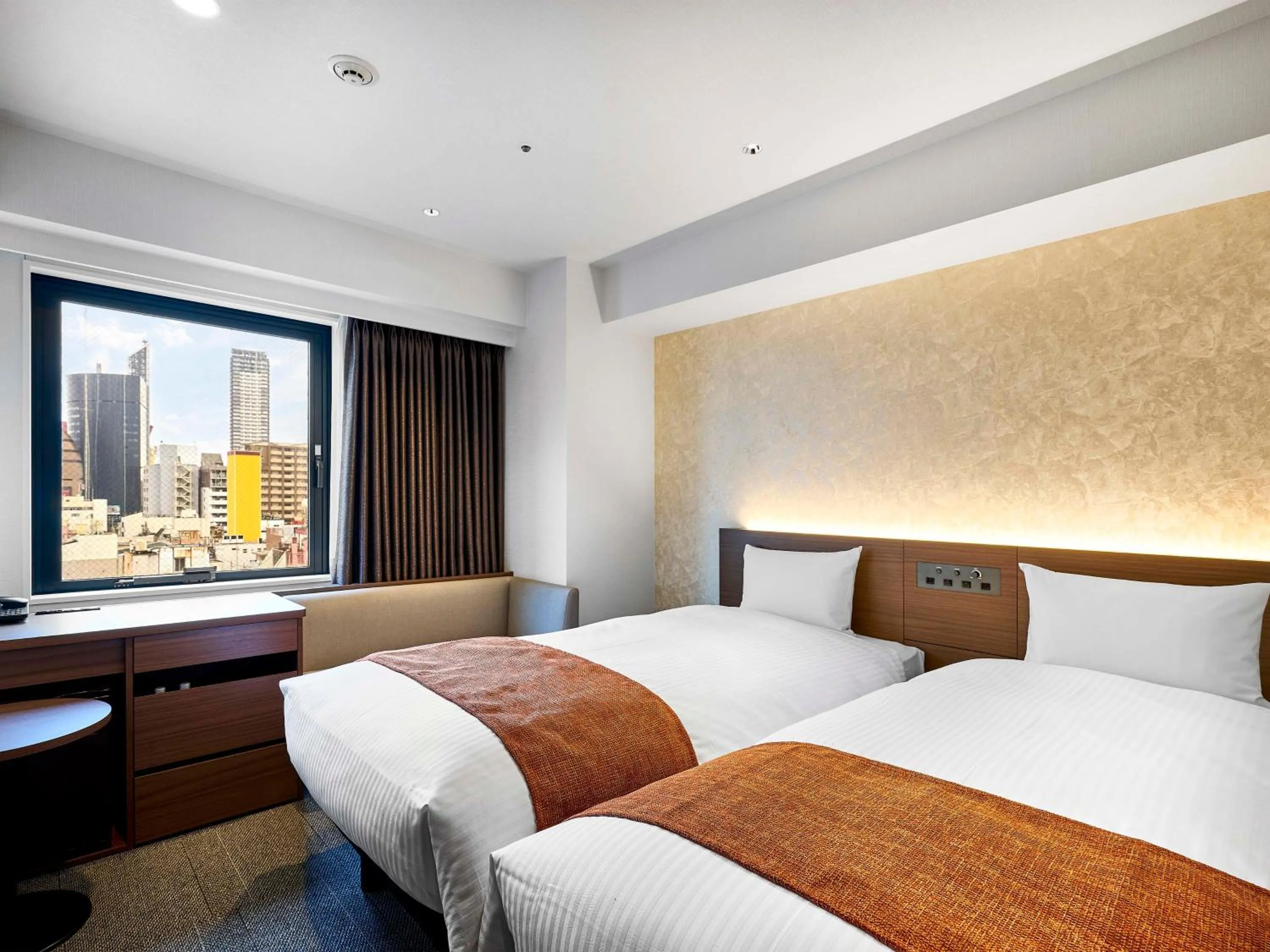 Photo of the whole room, Bed in Daiwa Roynet Hotel Kokura Ekimae