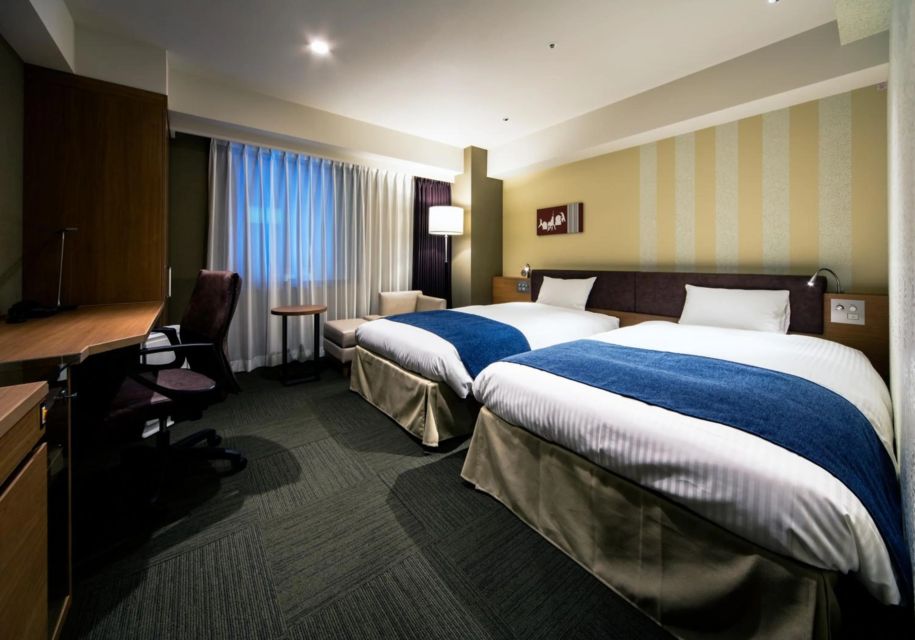 Photo of the whole room, Bed in Daiwa Roynet Hotel Kokura Ekimae