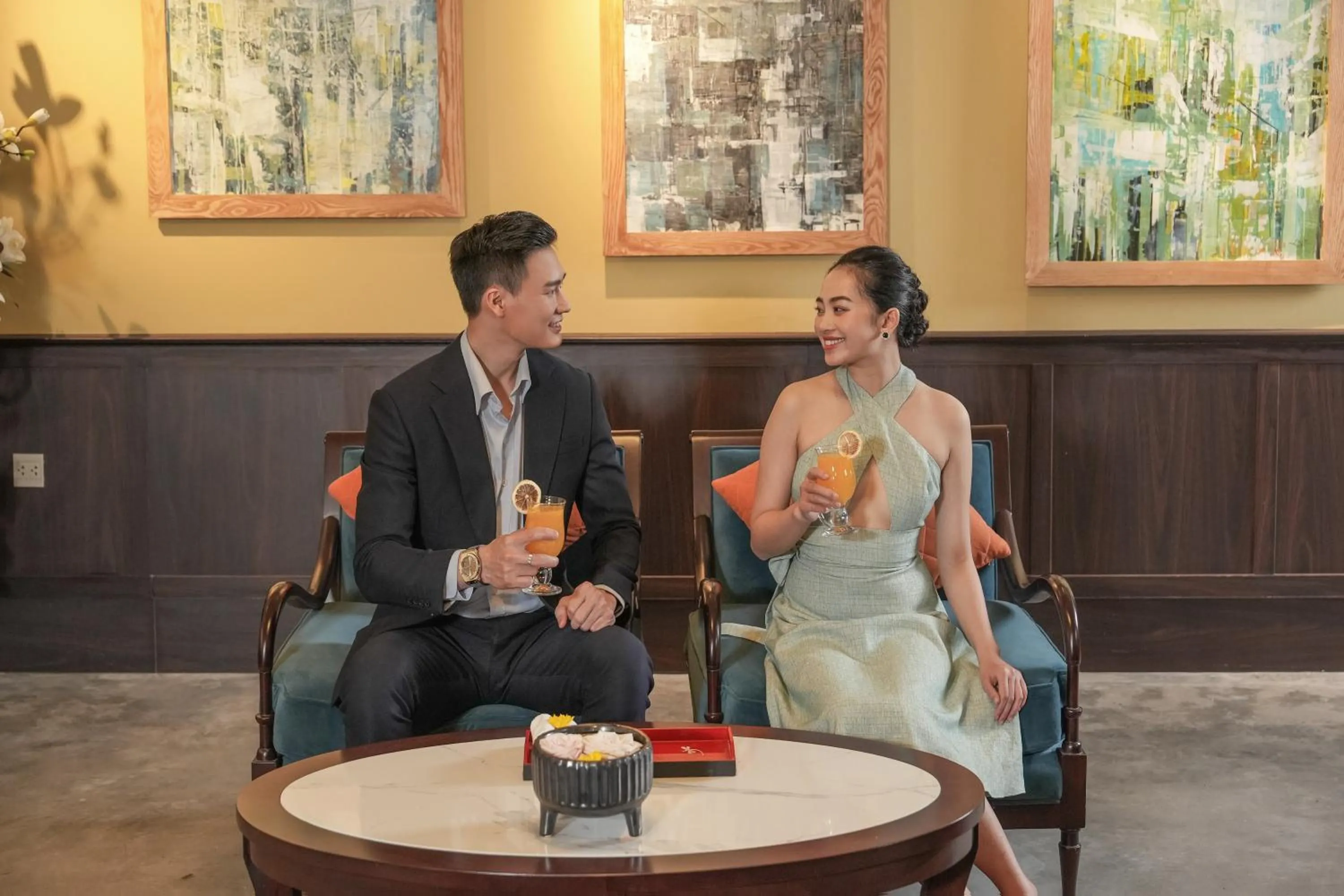 Lobby or reception in MK Premier Boutique Hotel