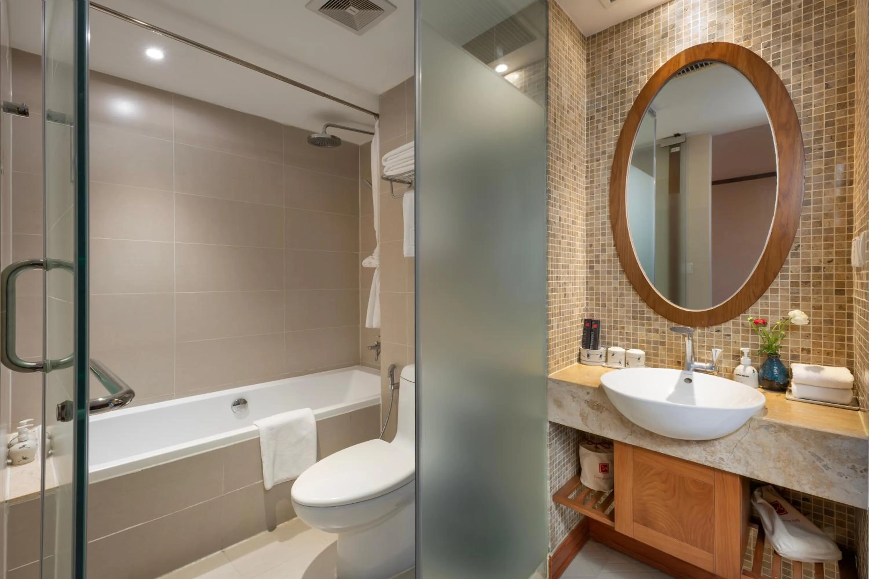 Shower in MK Premier Boutique Hotel