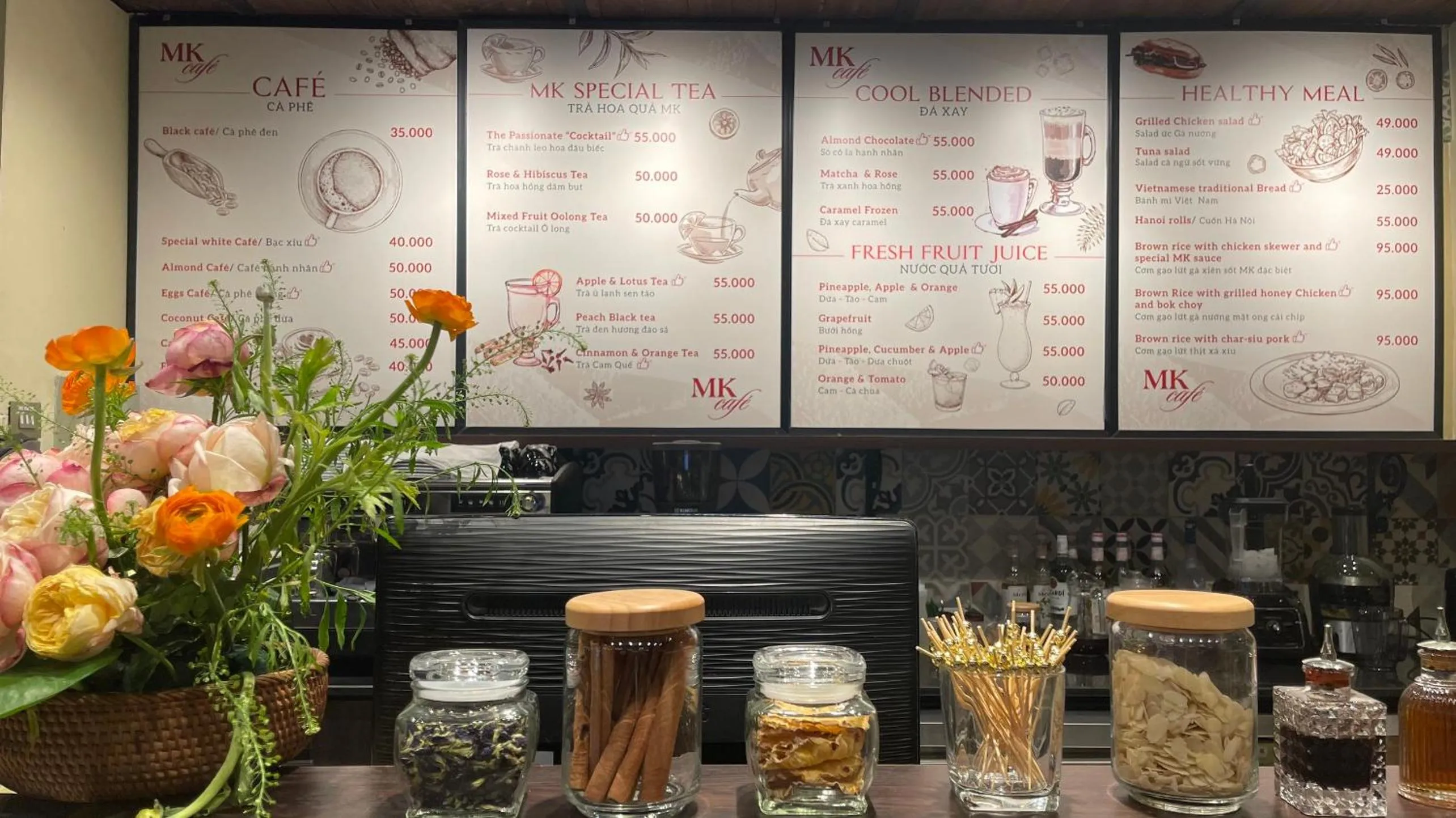 Restaurant/places to eat in MK Premier Boutique Hotel