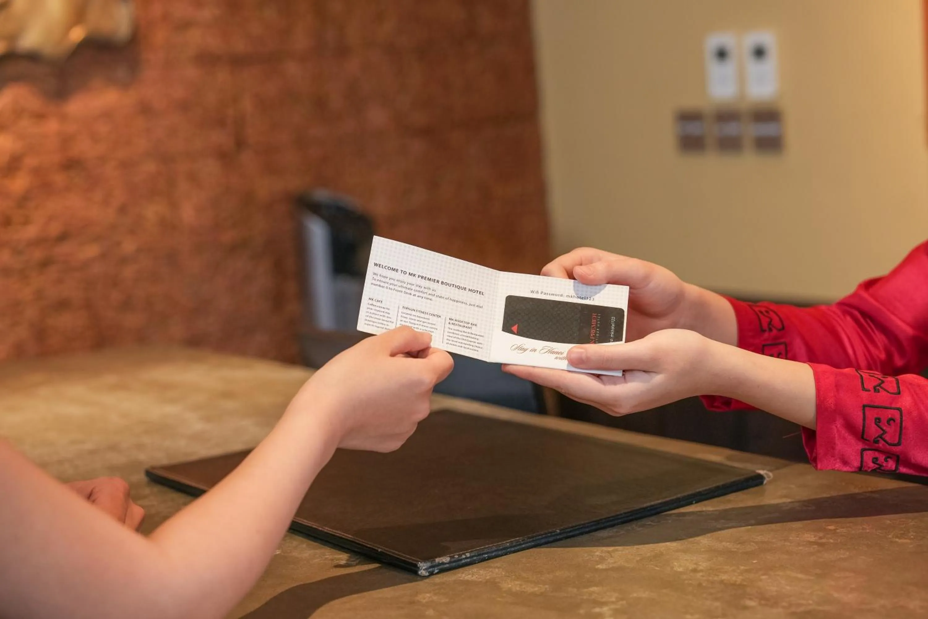 Lobby or reception in MK Premier Boutique Hotel