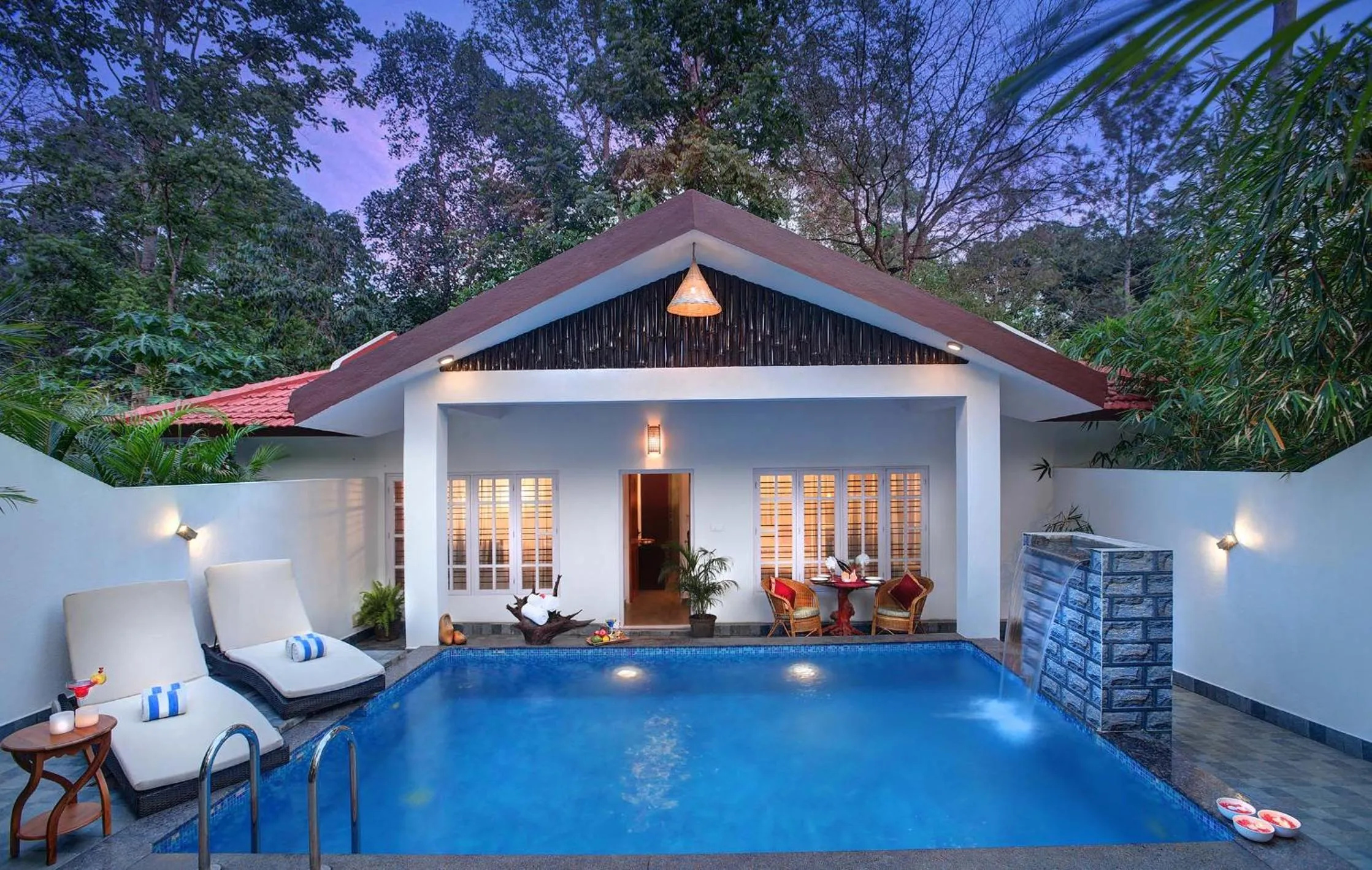 Swimming pool in Gokulam Grand Resort & Spa, Coorg