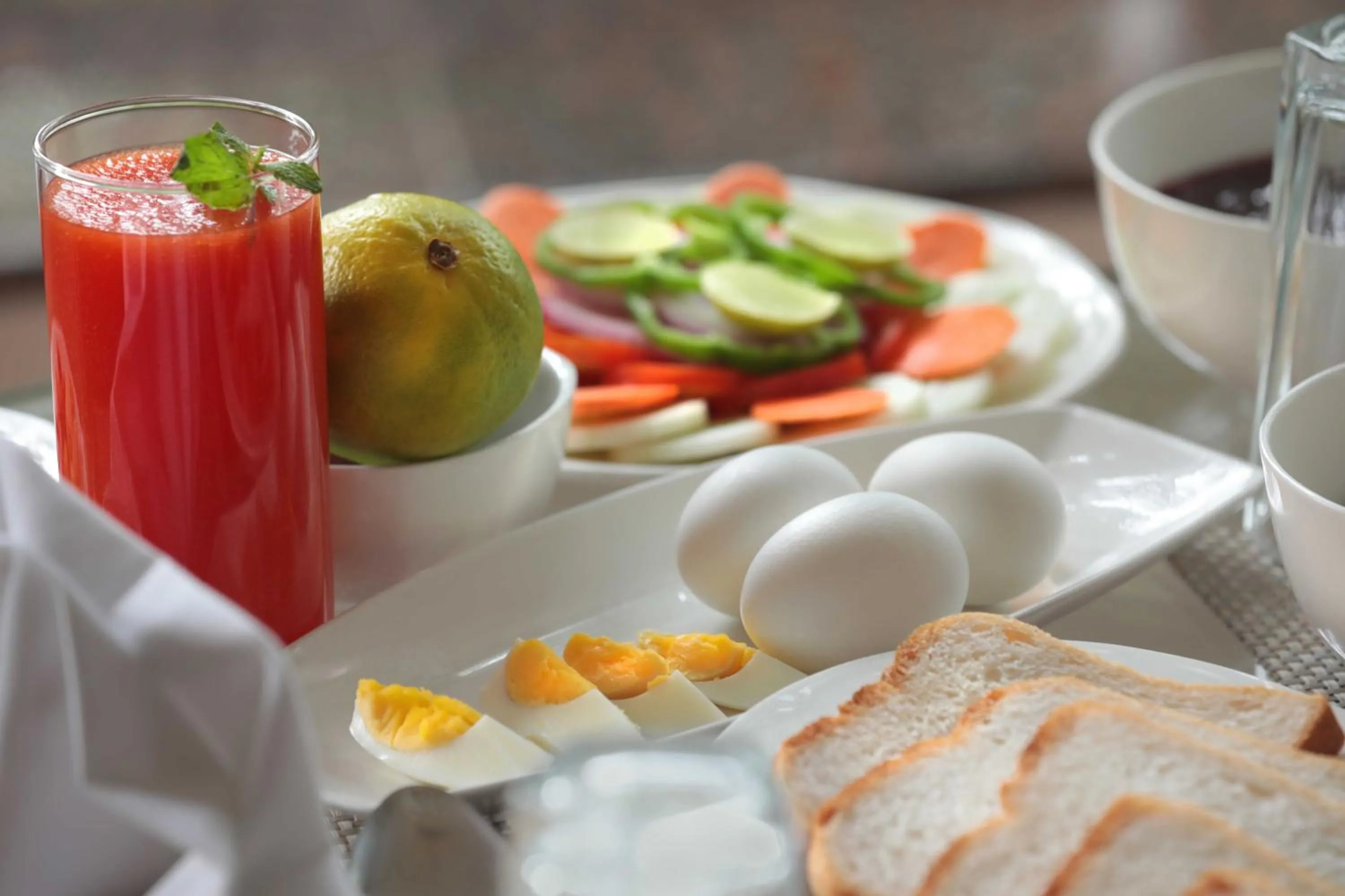 Buffet breakfast in Gokulam Grand Resort & Spa, Coorg