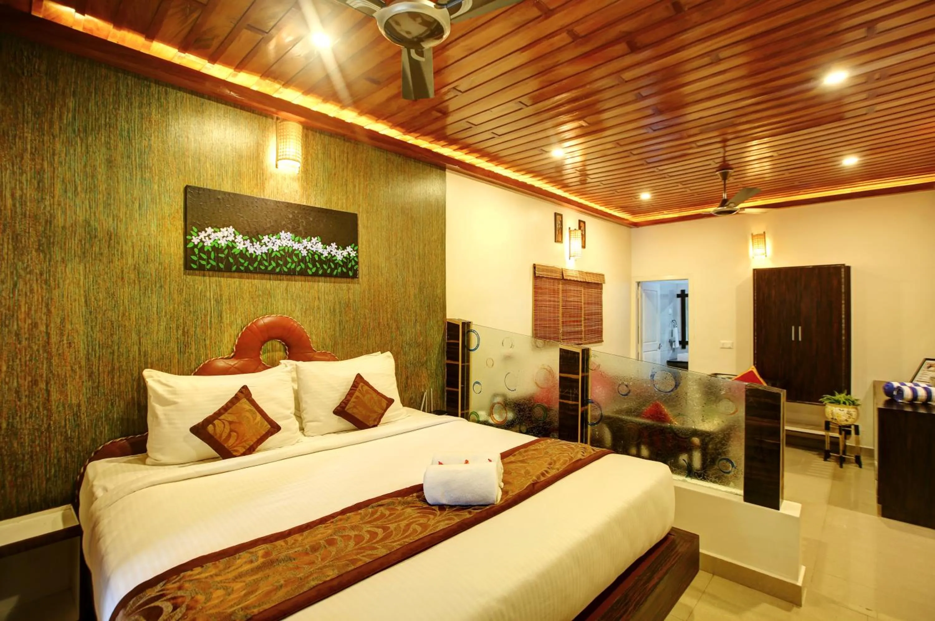Bed in Gokulam Grand Resort & Spa, Coorg